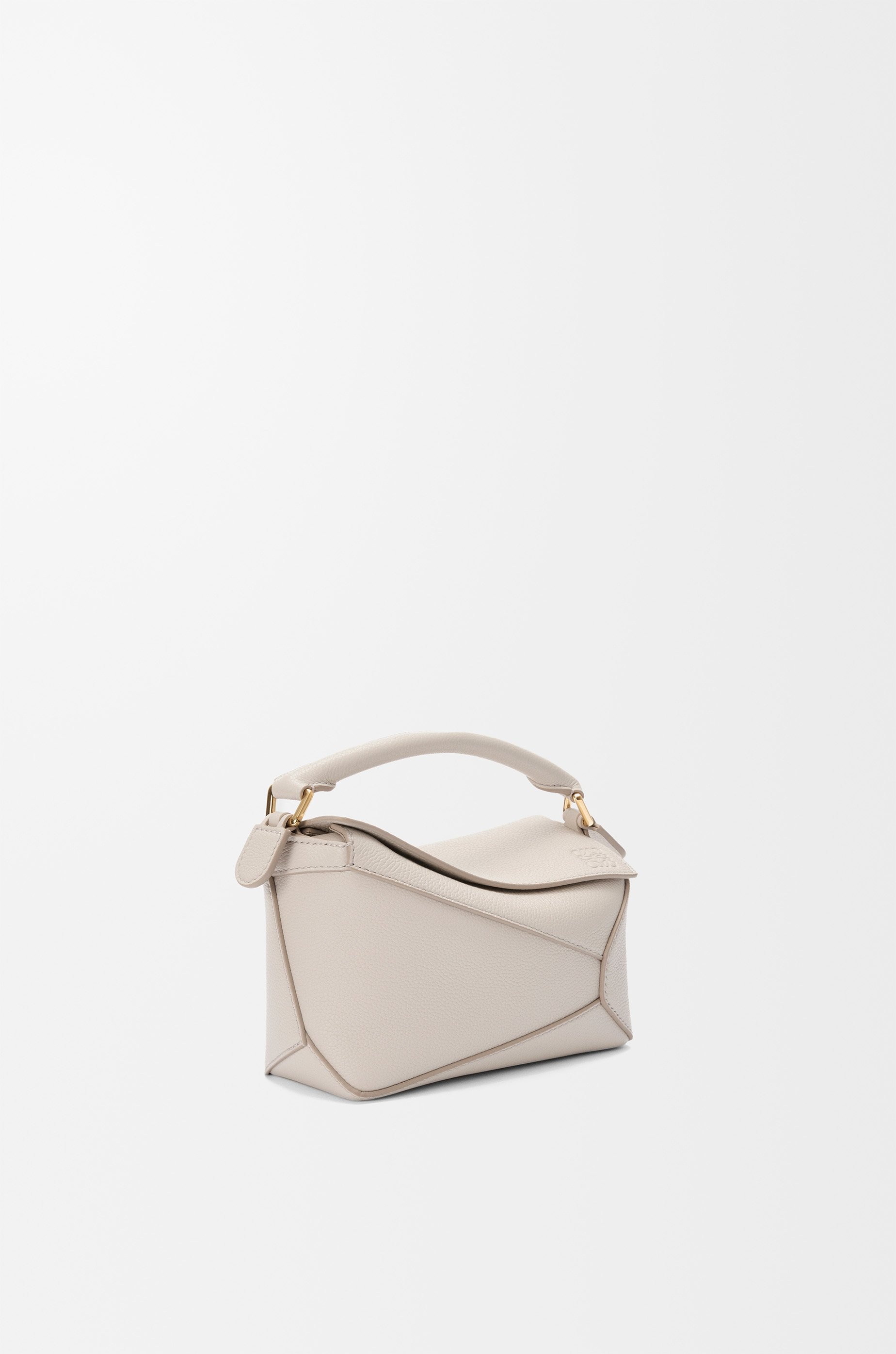 Mini Puzzle Edge bag in soft grained calfskin - 4