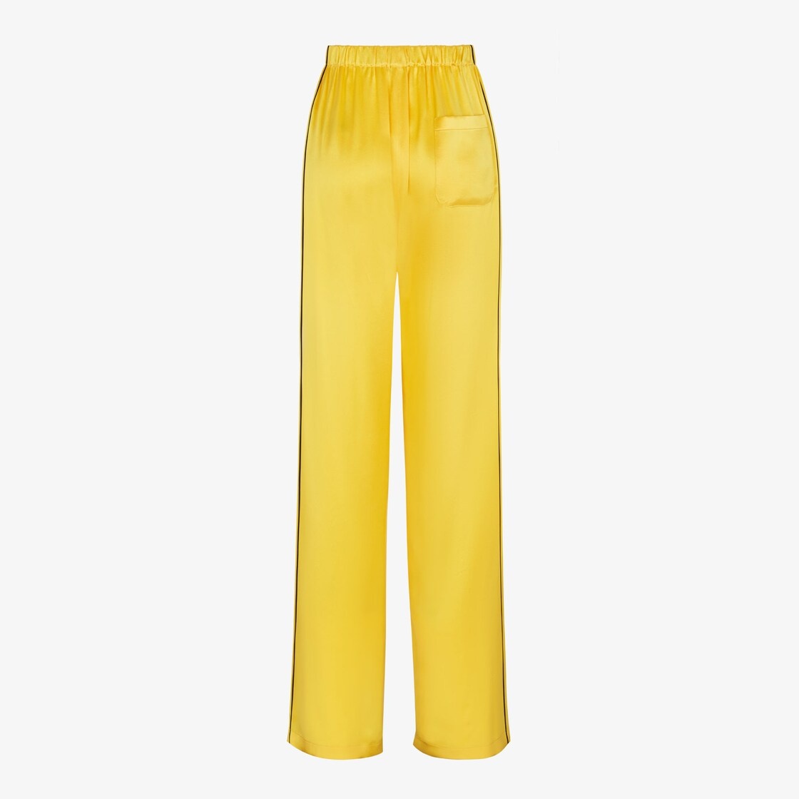 Yellow silk pajamas - 5