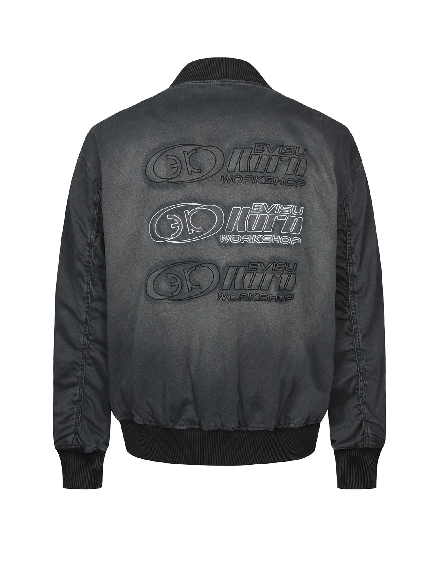 Multiple Logo Embroideries MA-1 Bomber Jacket - 10