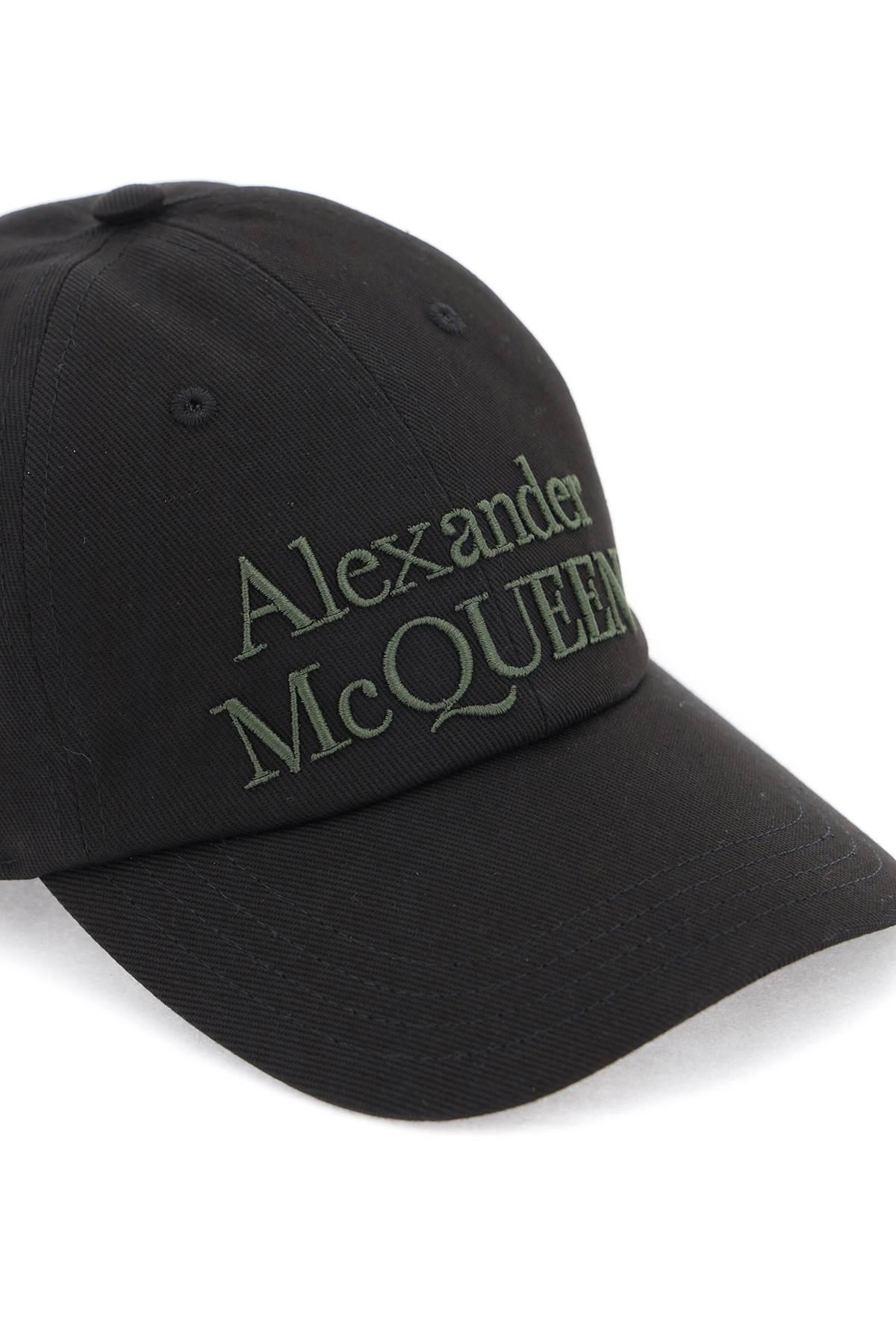 ALEXANDER MCQUEEN BASEBALL CAP WITH EMBROIDERED LOGO - 5