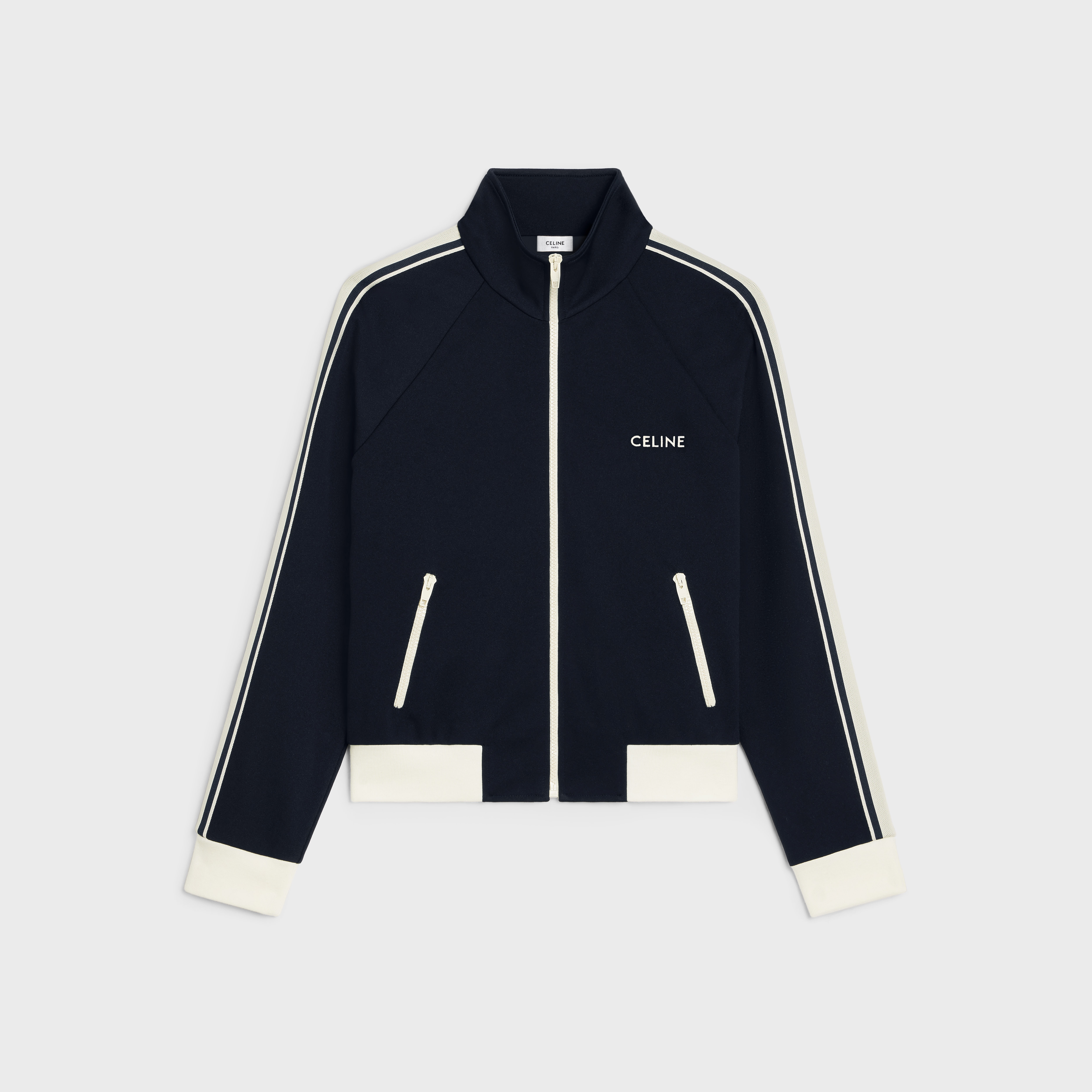 Tracksuit jacket in double face jersey - 1