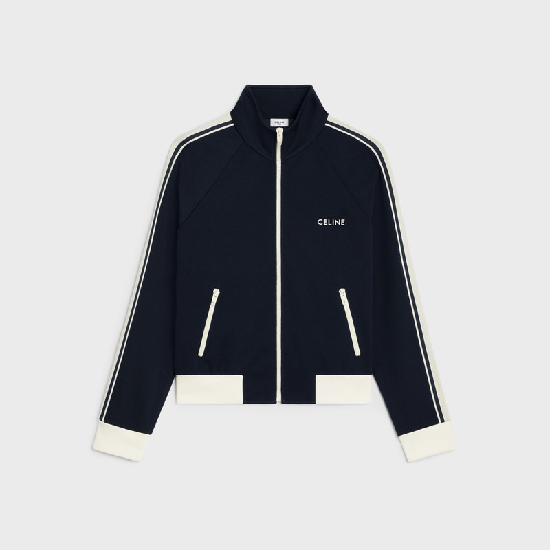 CELINE Tracksuit jacket in double face jersey - 2Y24C121O.07XA
