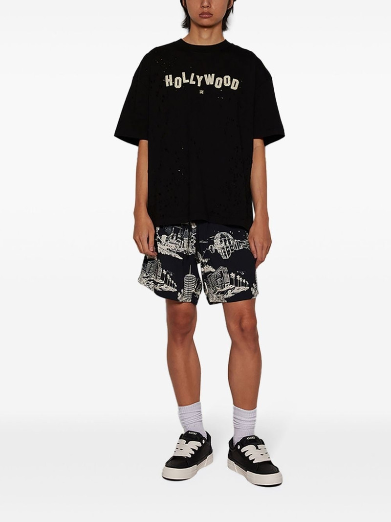AMIRI LA Landmark printed shorts outlook