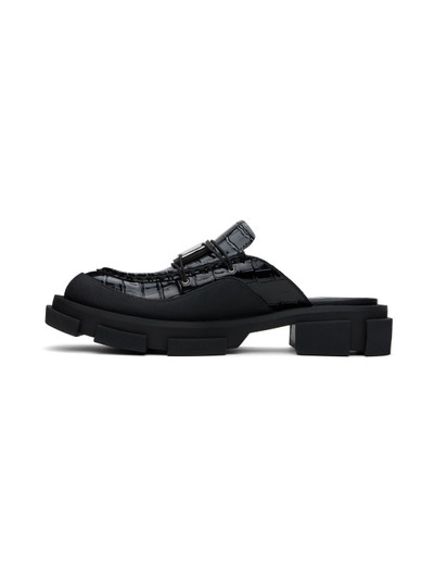 BOTH Black Gao Metal Logo Loafers outlook