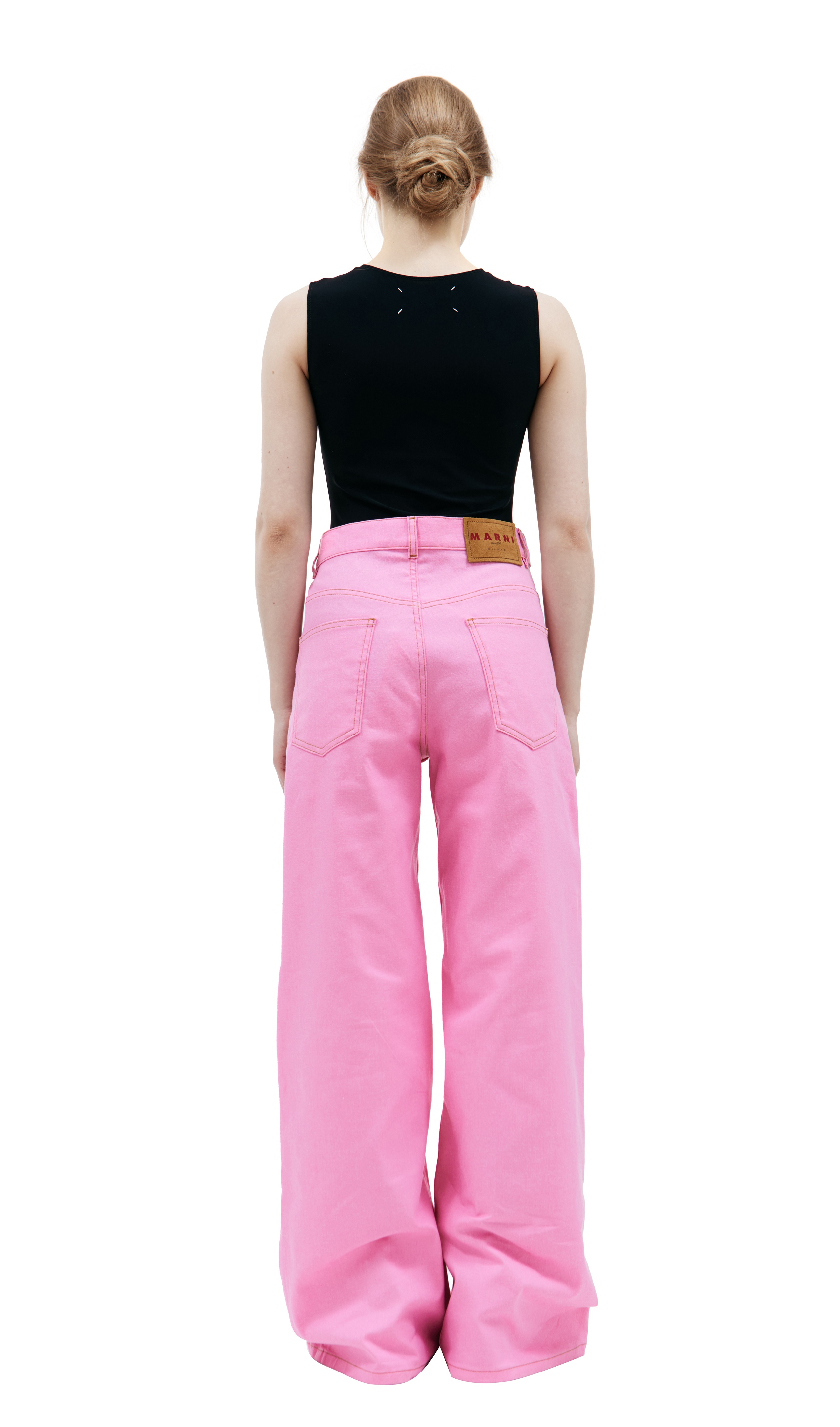 EMBROIDERED LOGO JEANS - 3