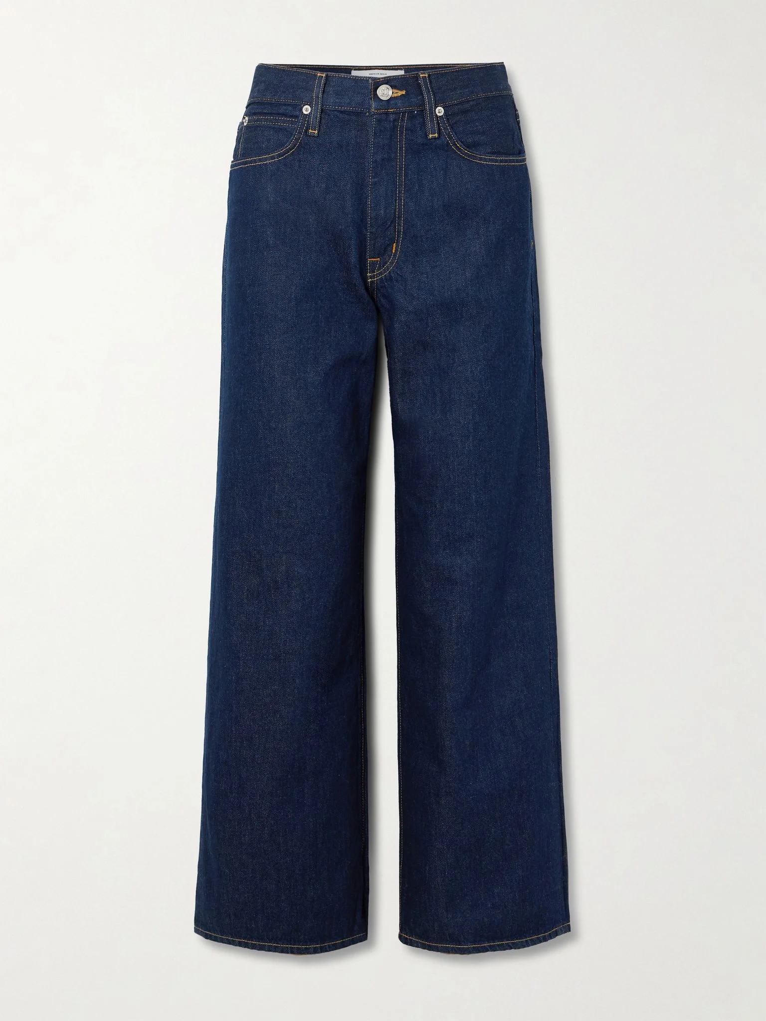 Selena high-rise wide-leg jeans Dark denim - 1