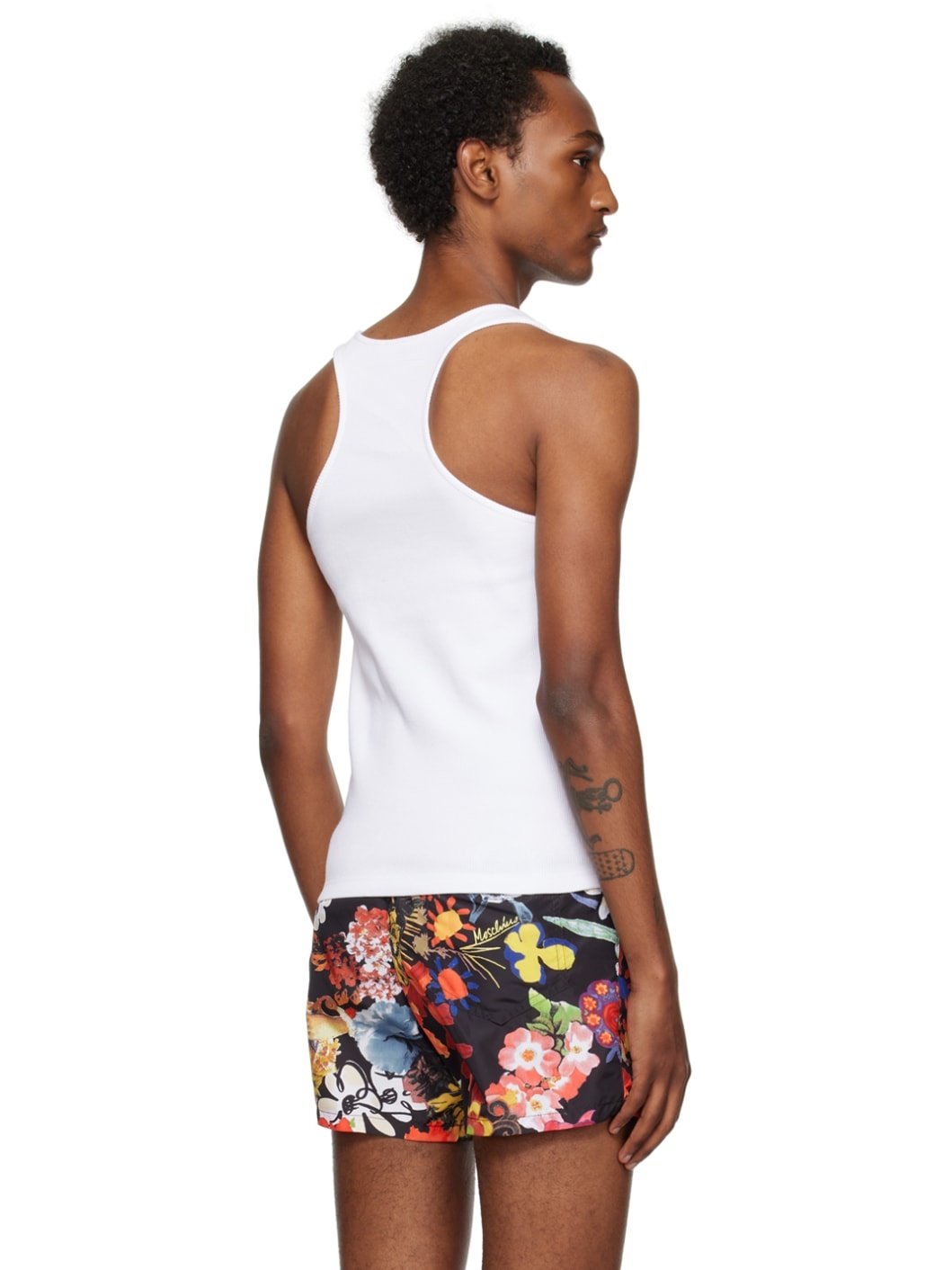 White Embroidery Tank Top - 3