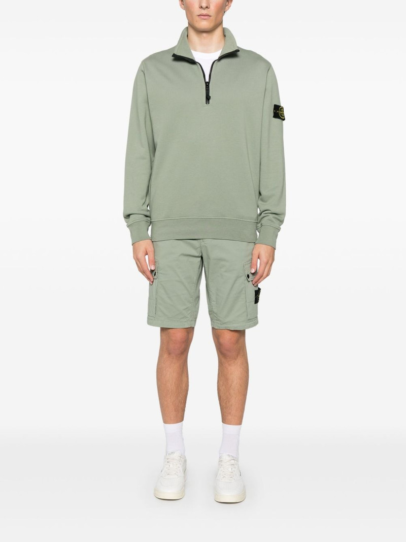 Stone Island detachable-badge shorts outlook