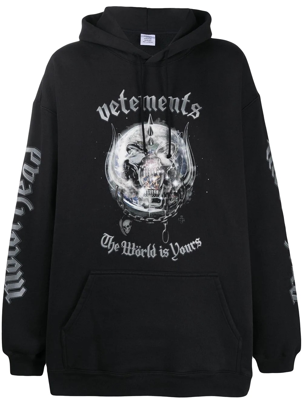 Motorhead oversized hoodie - 1