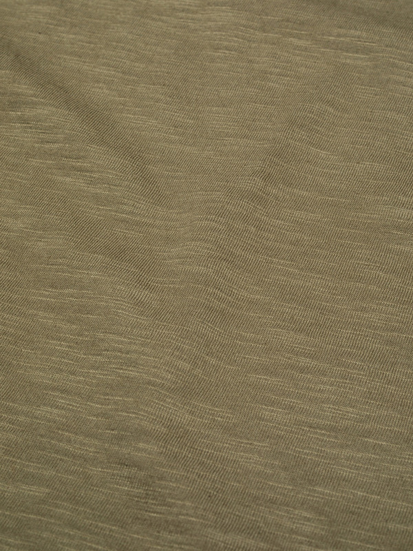 Roy Heavy Slub T-Shirt Olive - 5