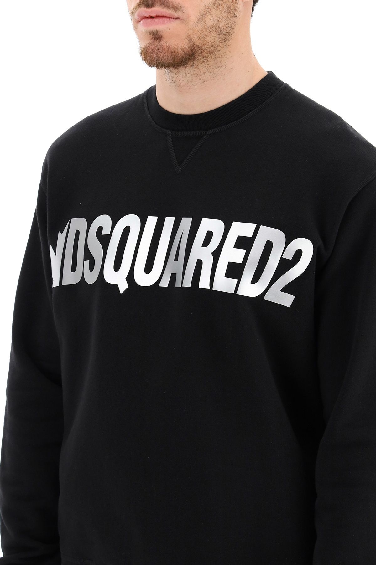 METAL LOGO CREWNECK SWEATSHIRT - 5