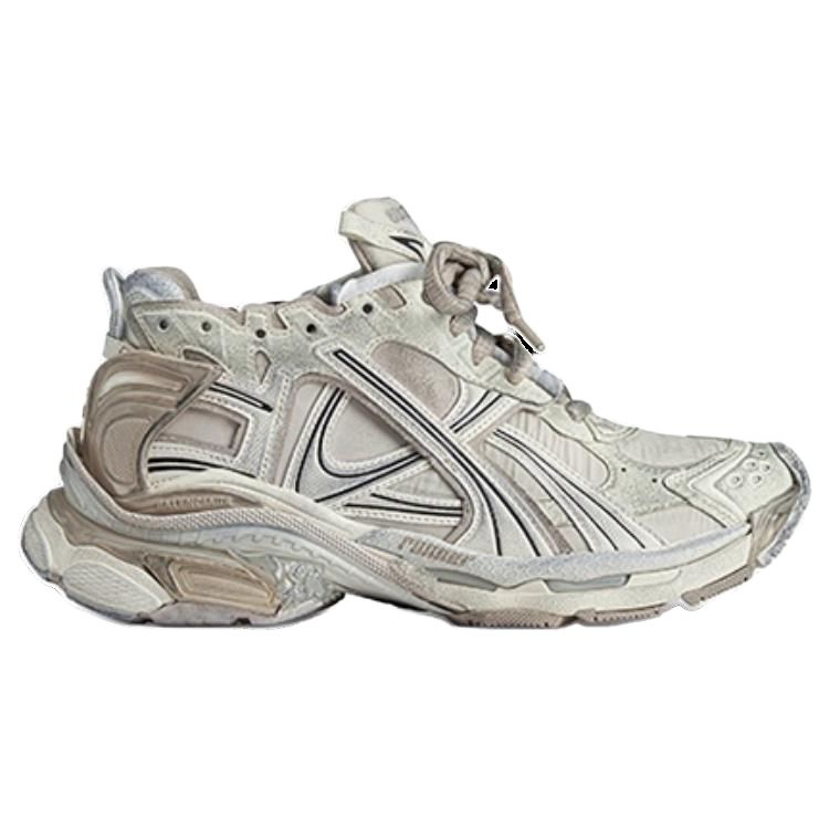 Balenciaga Runner Sneakers 'Beige Nylon Suede-Like Fabric' 772774W3RNY9797 - 2