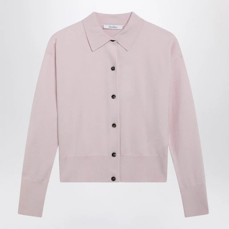Max Mara Pink Wool-Blend Cardigan Women - 1