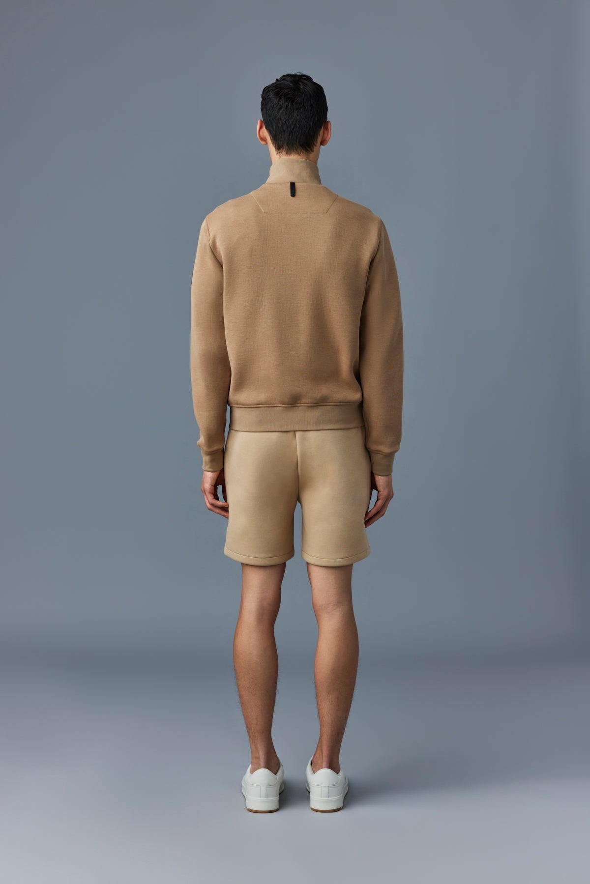 COLLIN Mixed media bomber jacket - 4