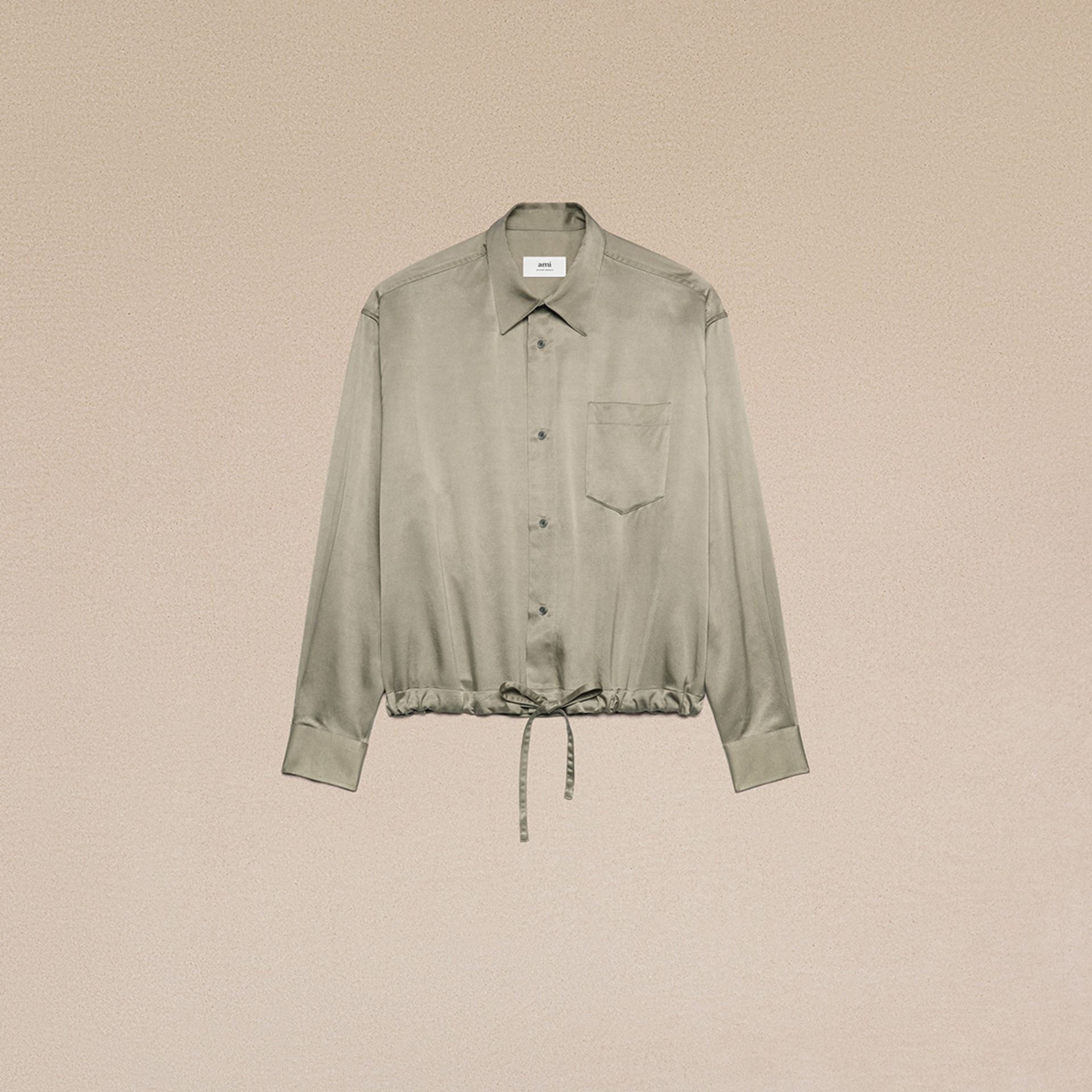 Ami De Coeur Waist Shirt With Drawstring - 2