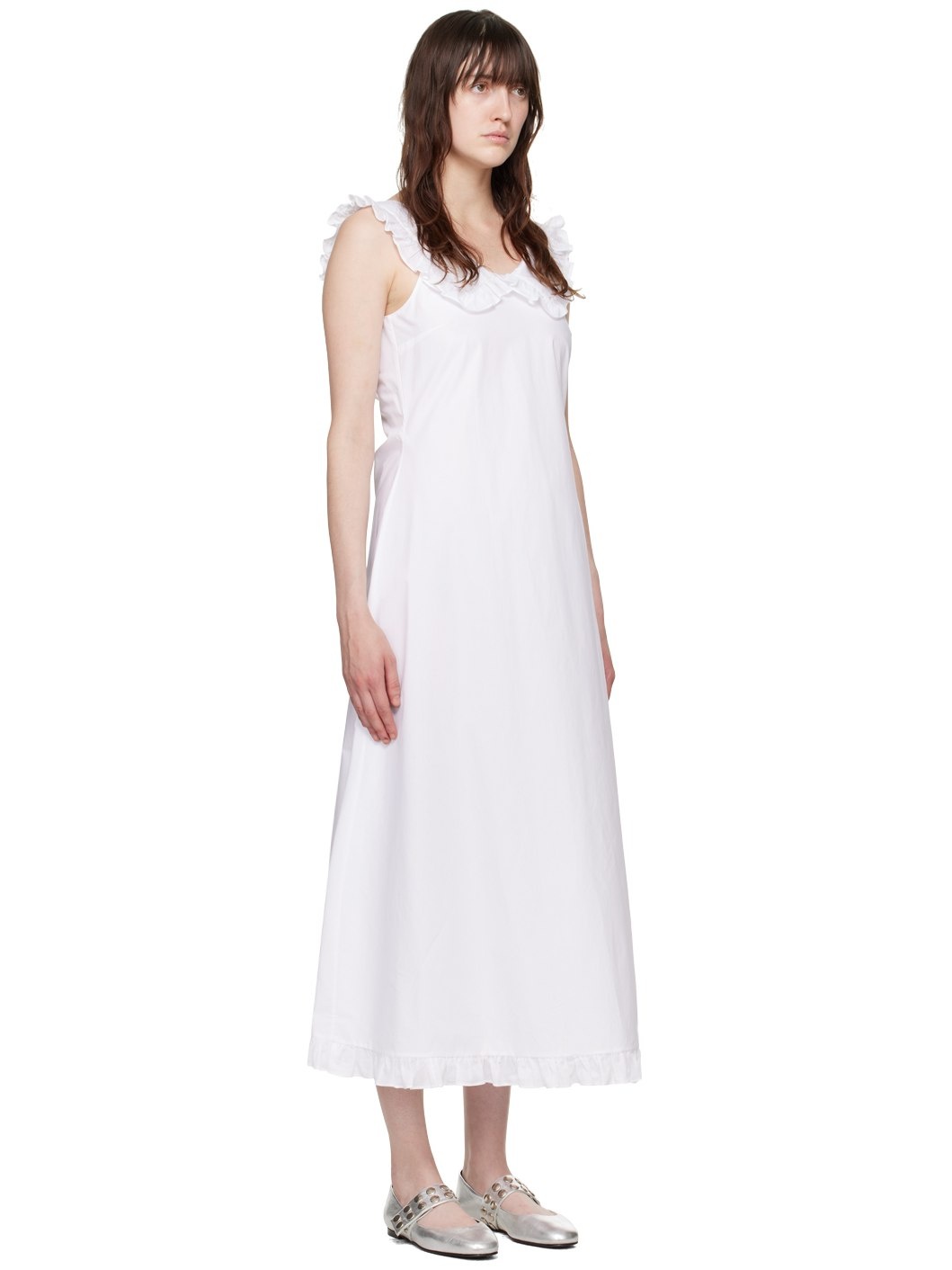 White Laura Midi Dress - 2
