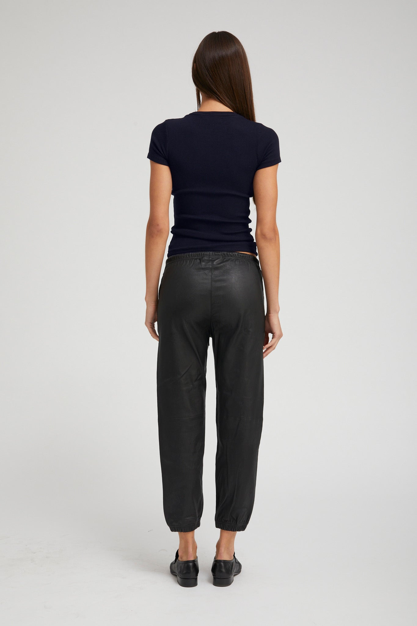 NAVY RIB BABY TEE - 4