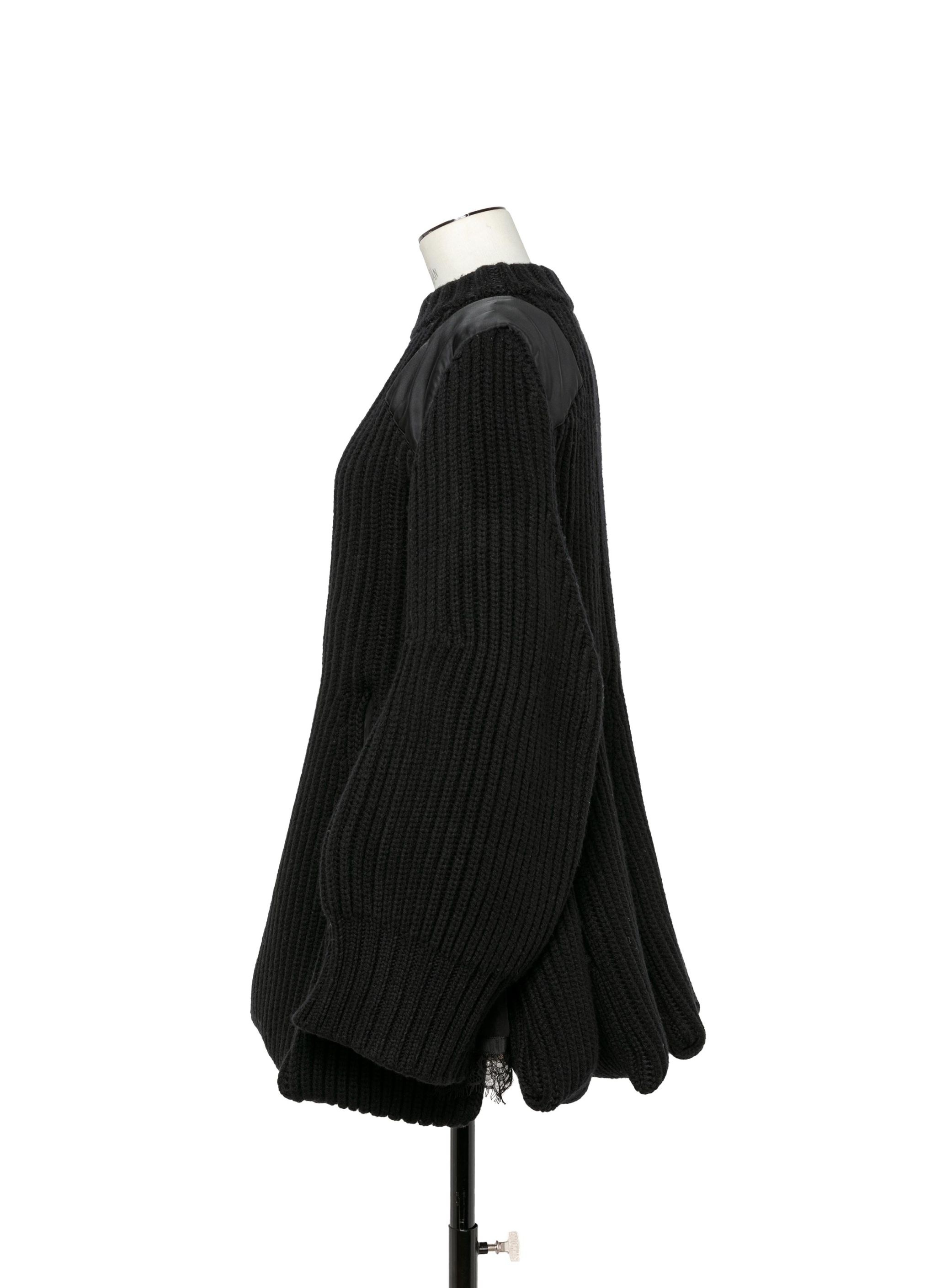 sacai Chiffon Mix Knit Dress | sacai | REVERSIBLE