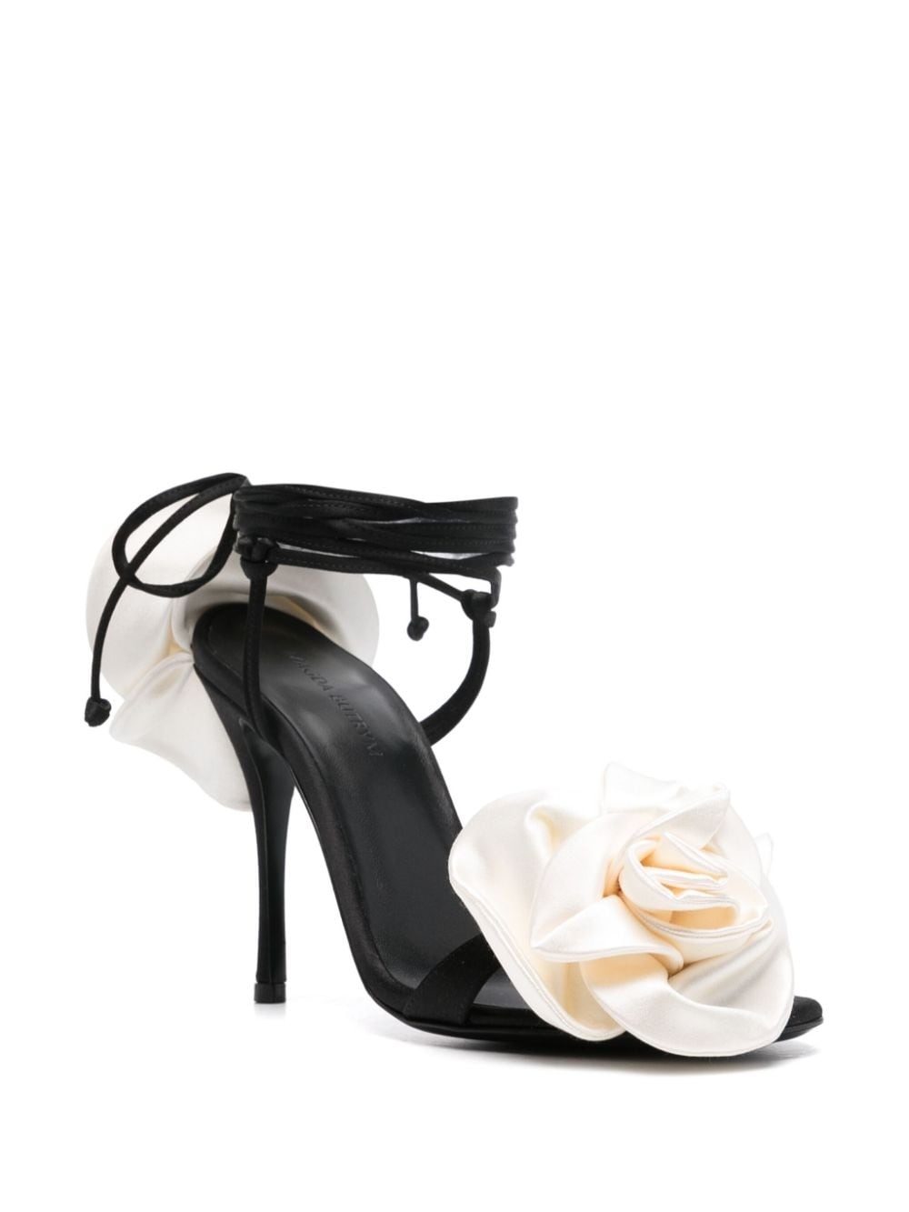 110mm floral-appliqué sandals - 2