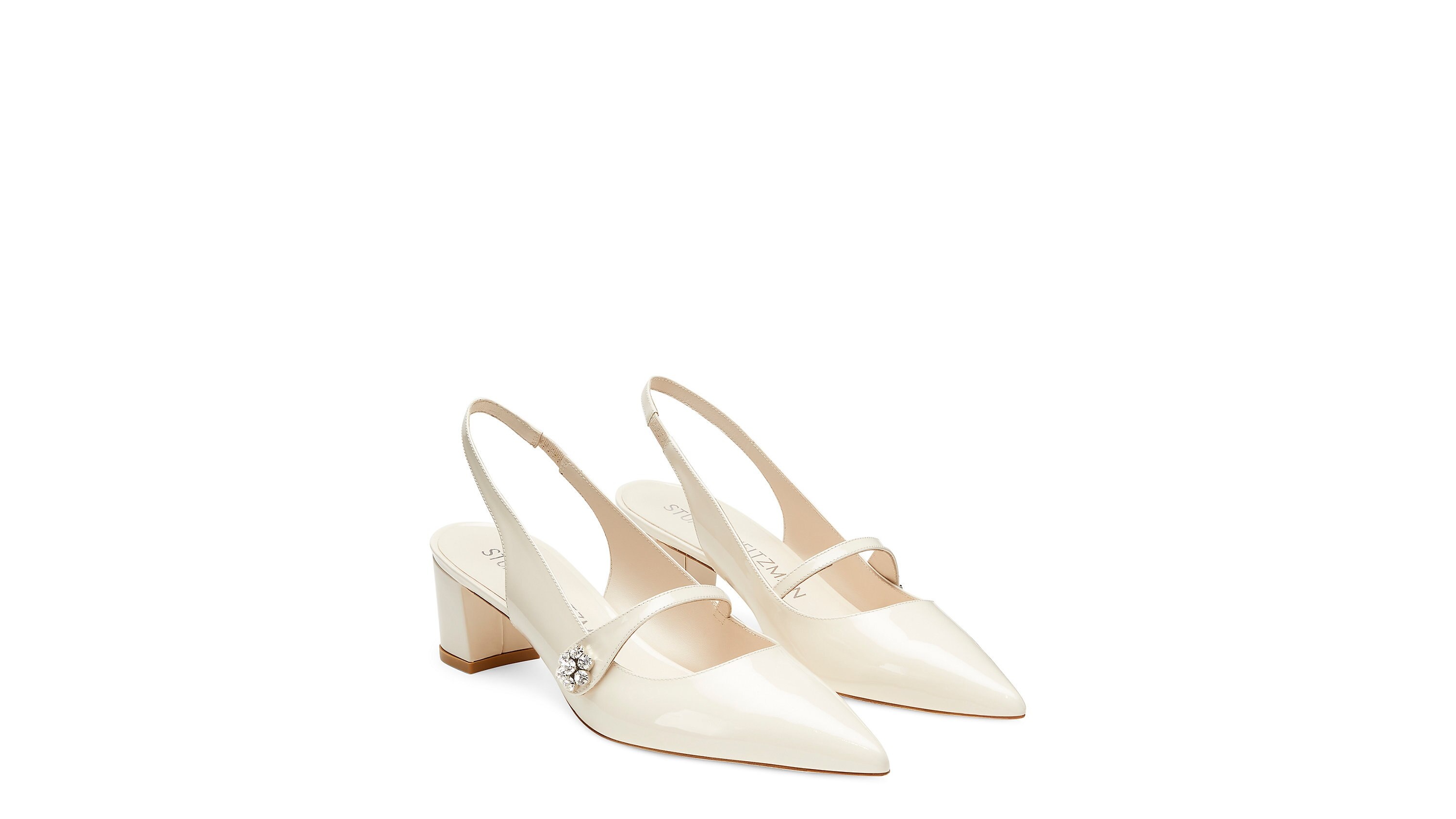 CRYSTAL FLEUR 50 BLOCK SLINGBACK - 2