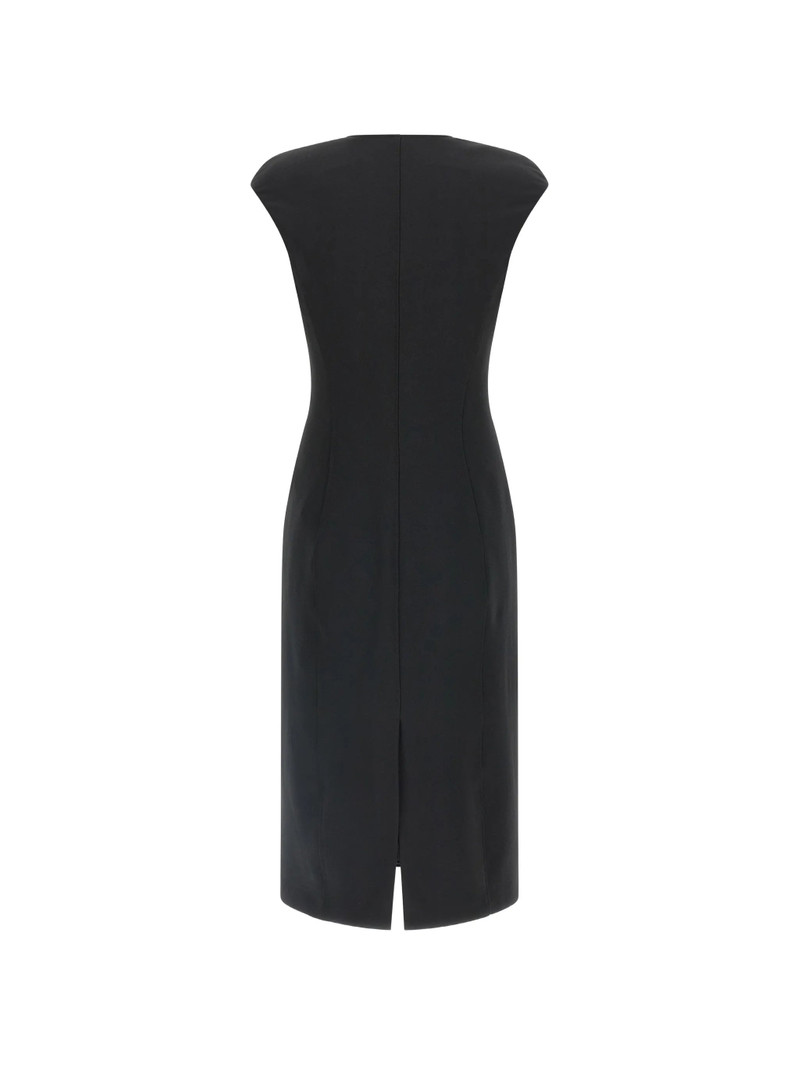 ELISABETTA FRANCHI Elisabetta Franchi Sweetheart-neck Zip Midi Dress outlook