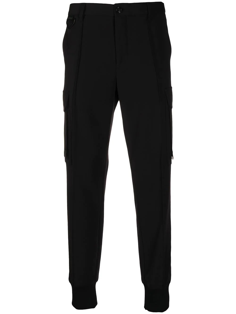 tapered-fit cargo trousers - 1