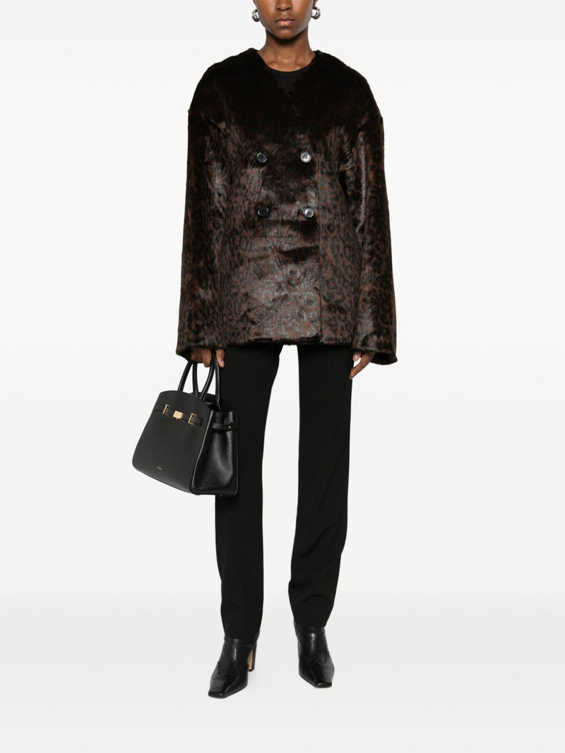 The Frankie Shop Valentina leopard-pattern jacket outlook