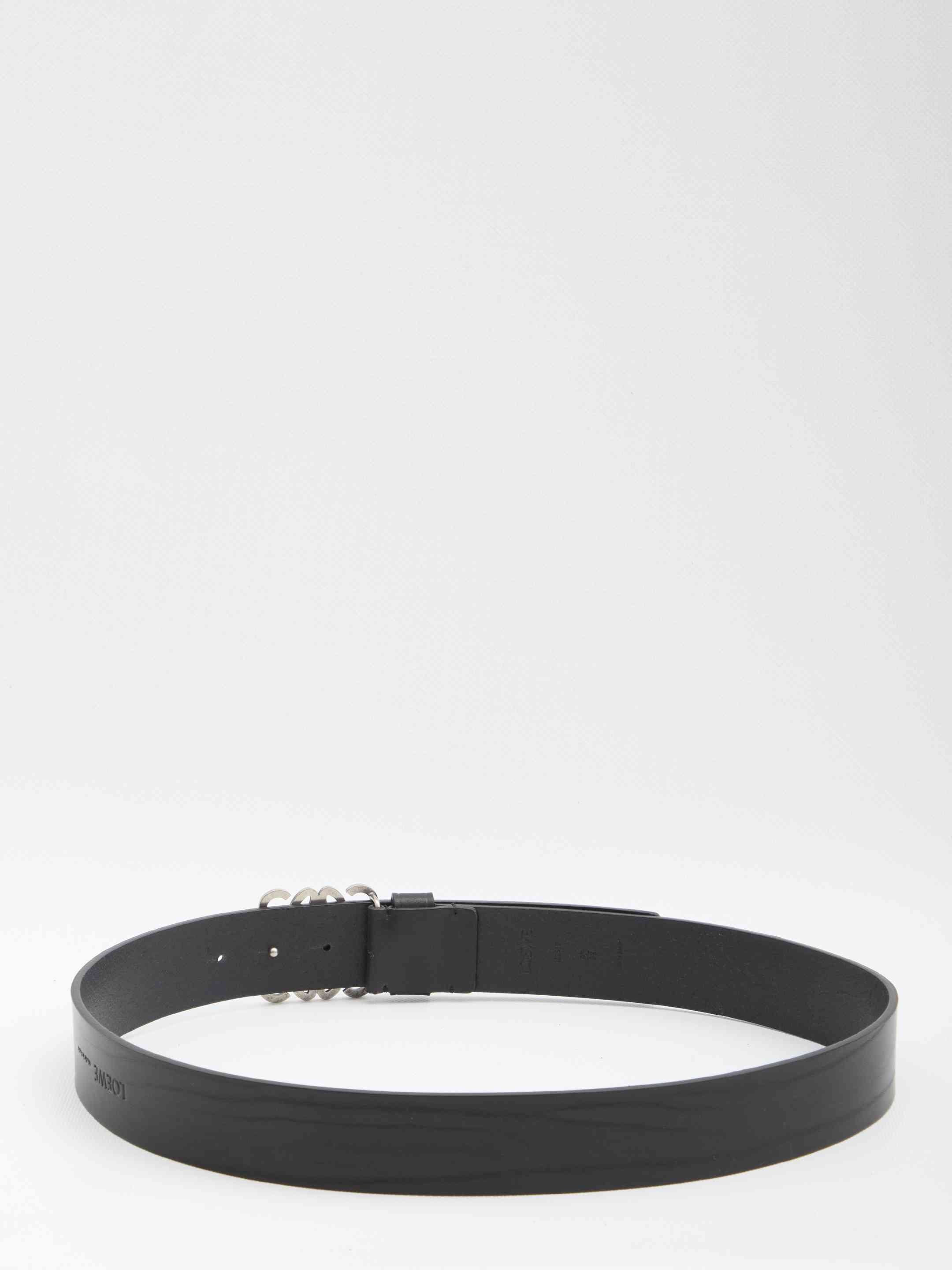 Loewe Men Anagram Chunky Belt - 2