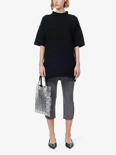 Pleats Please Issey Miyake Ribbed relaxed-fit knitted top outlook