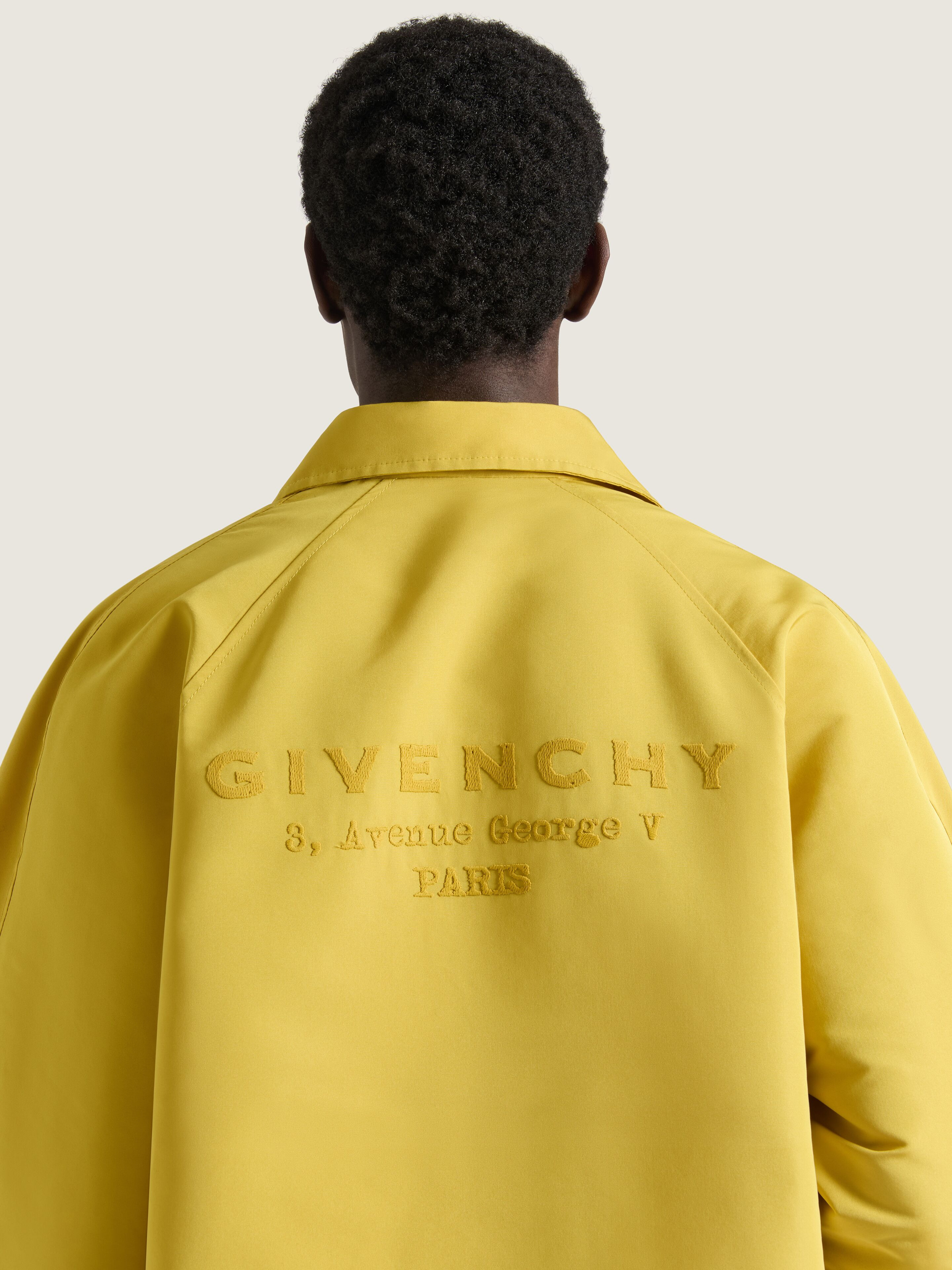 COUTURE SEAM JACKET IN POLYFAILLE WITH GIVENCHY EMBROIDERY - 4