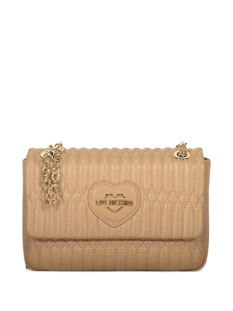 Quilted heart shoulder bag 1