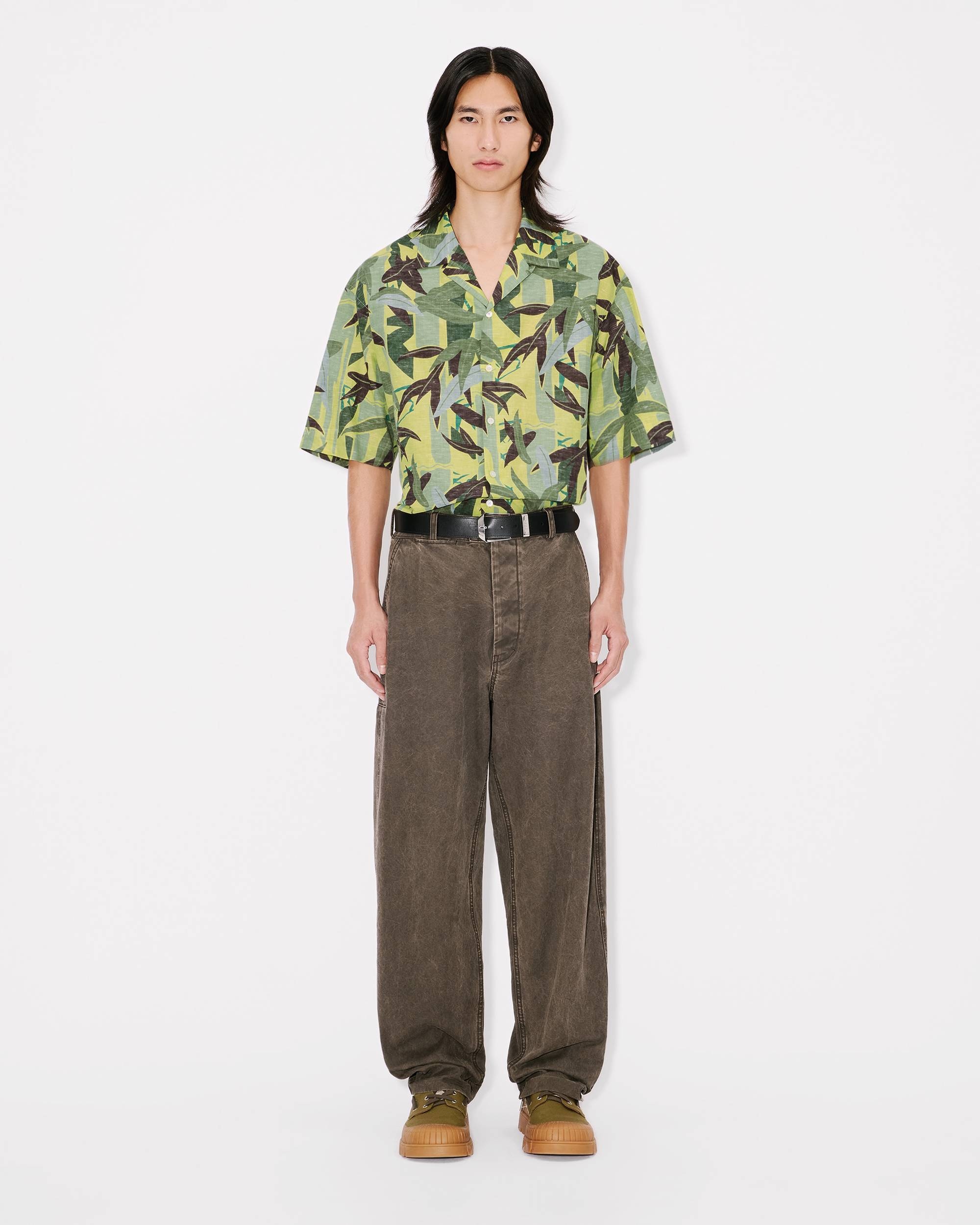 'KENZO Chiky-Rin Camo' hawaiian short sleeve shirt - 5