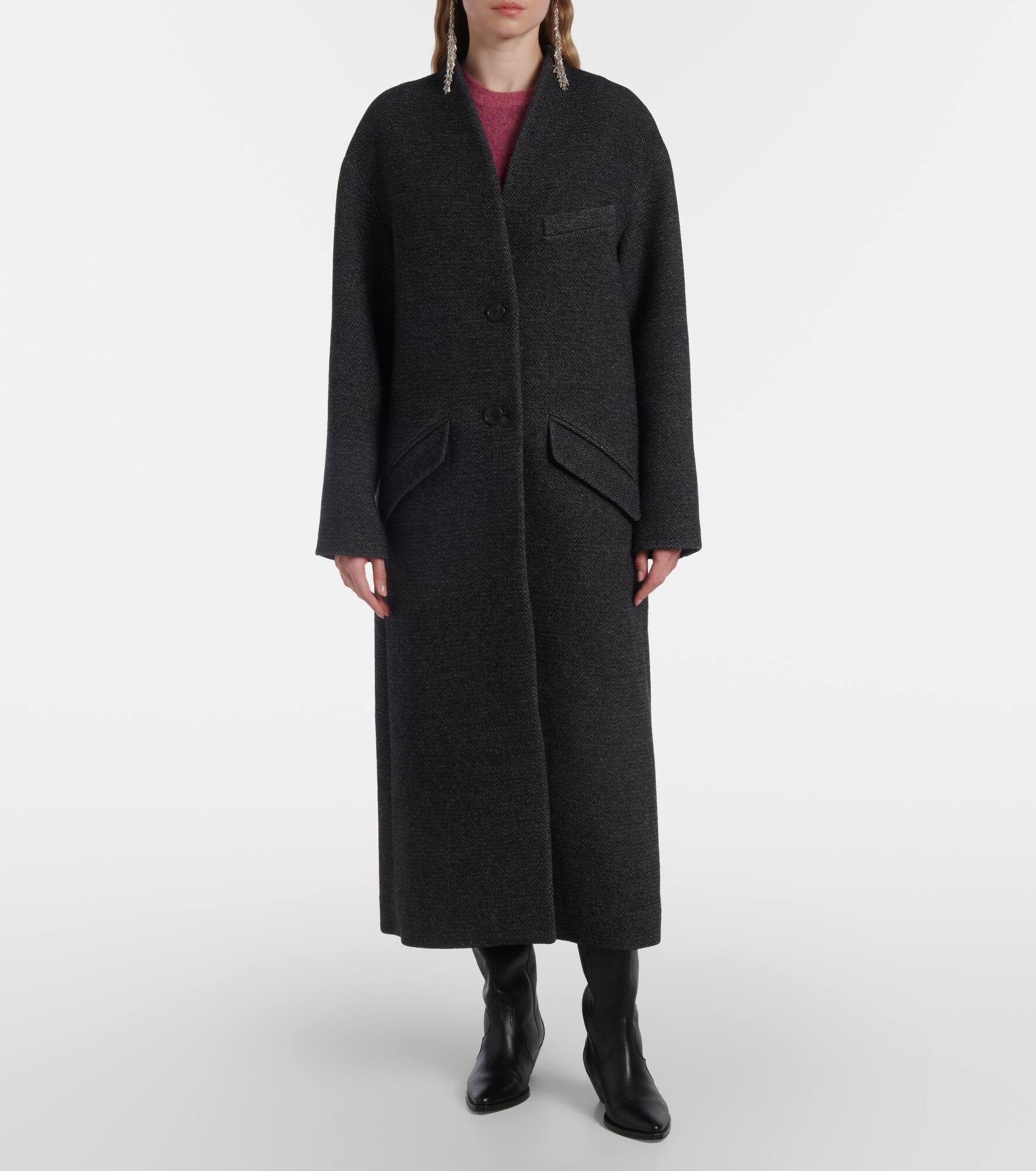 Eris wool-blend coat - 7