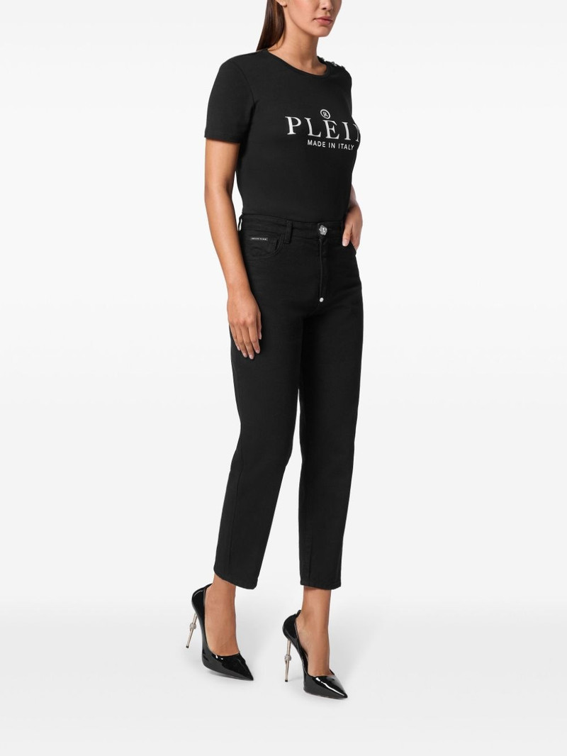 logo-patch straight-leg jeans 3