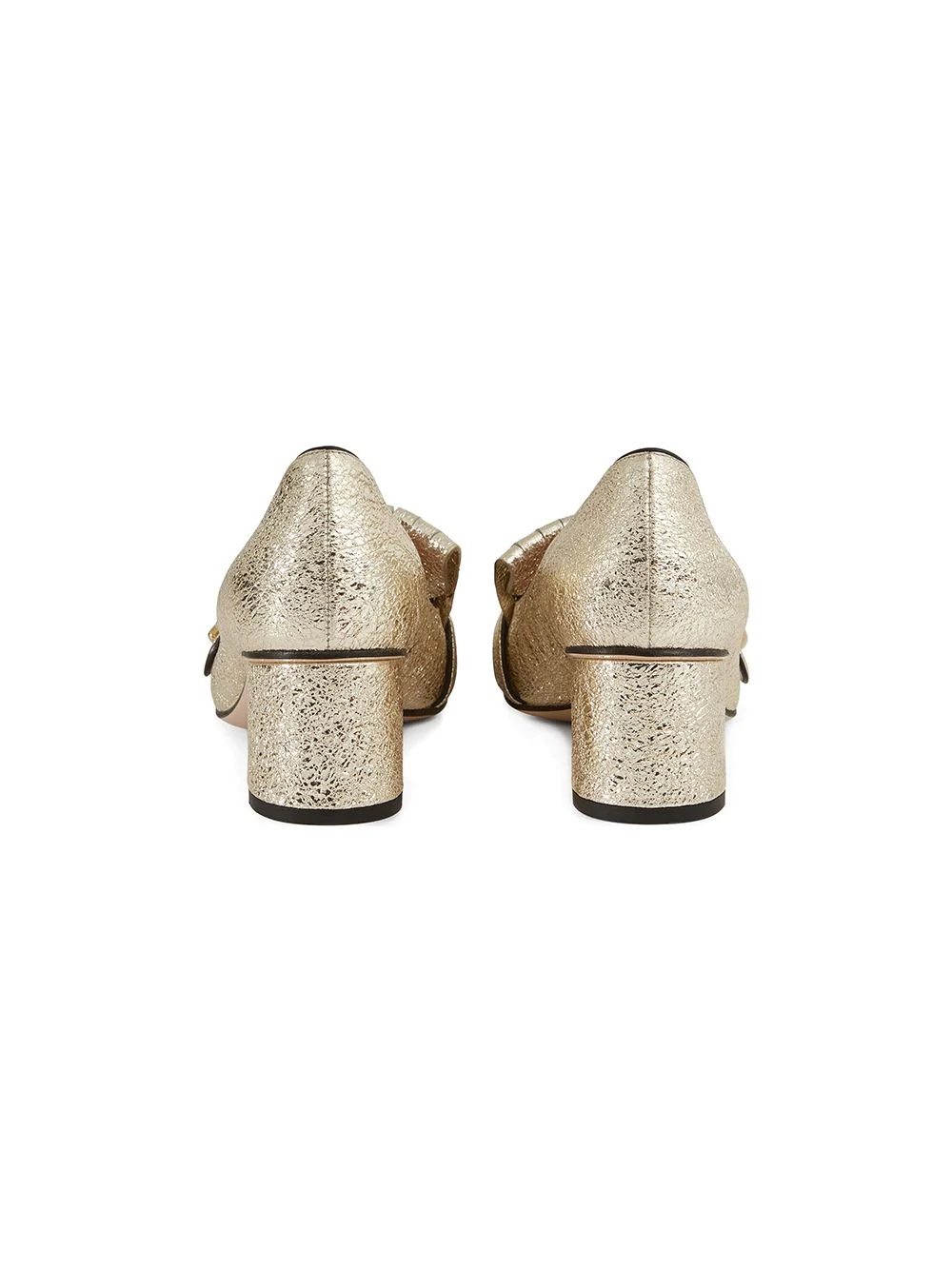 Gold Marmont 55mm pumps - 5