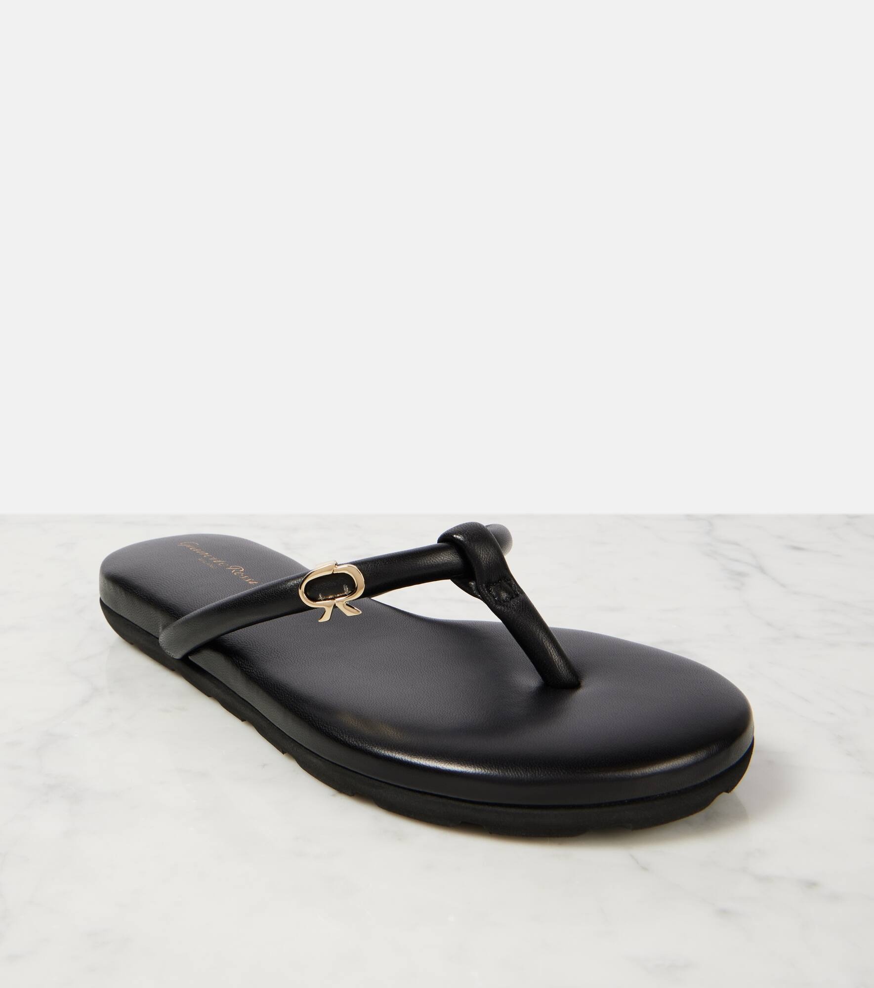Juno leather thong sandals - 5