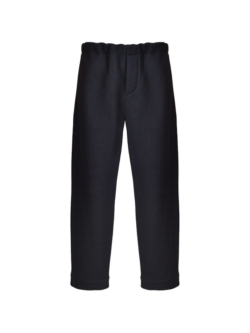 drawstring-waist wool trousers 1