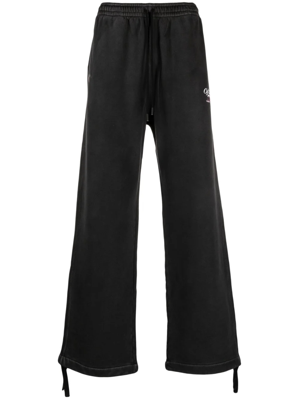 logo-print track pants - 1