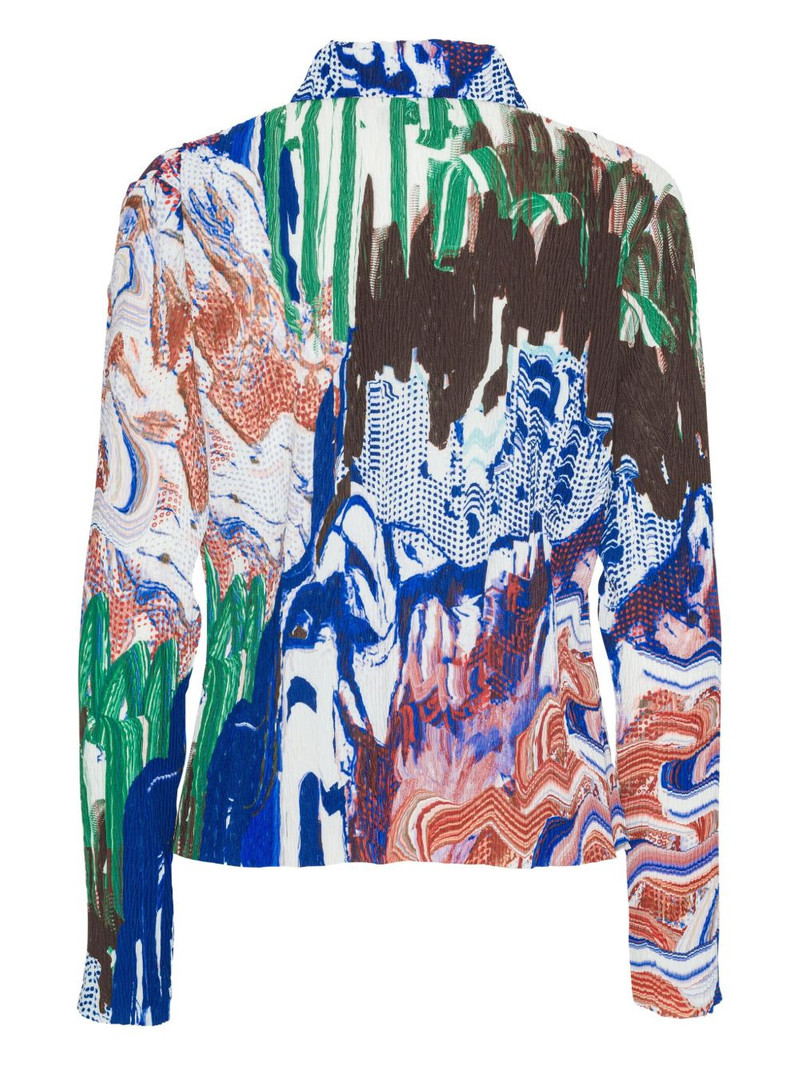 HENRIK VIBSKOV Slope abstract-print shirt outlook