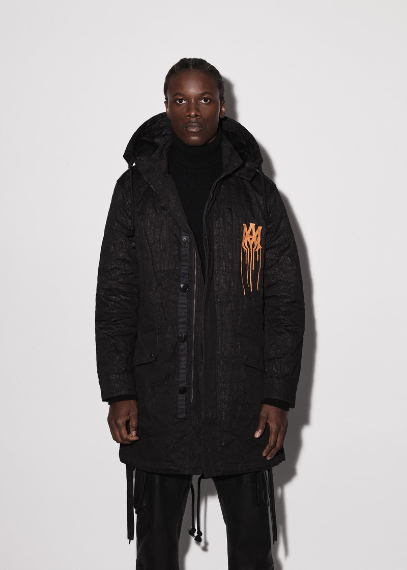 AMIRI METAL CRUMPLE FISHTAIL PARKA outlook
