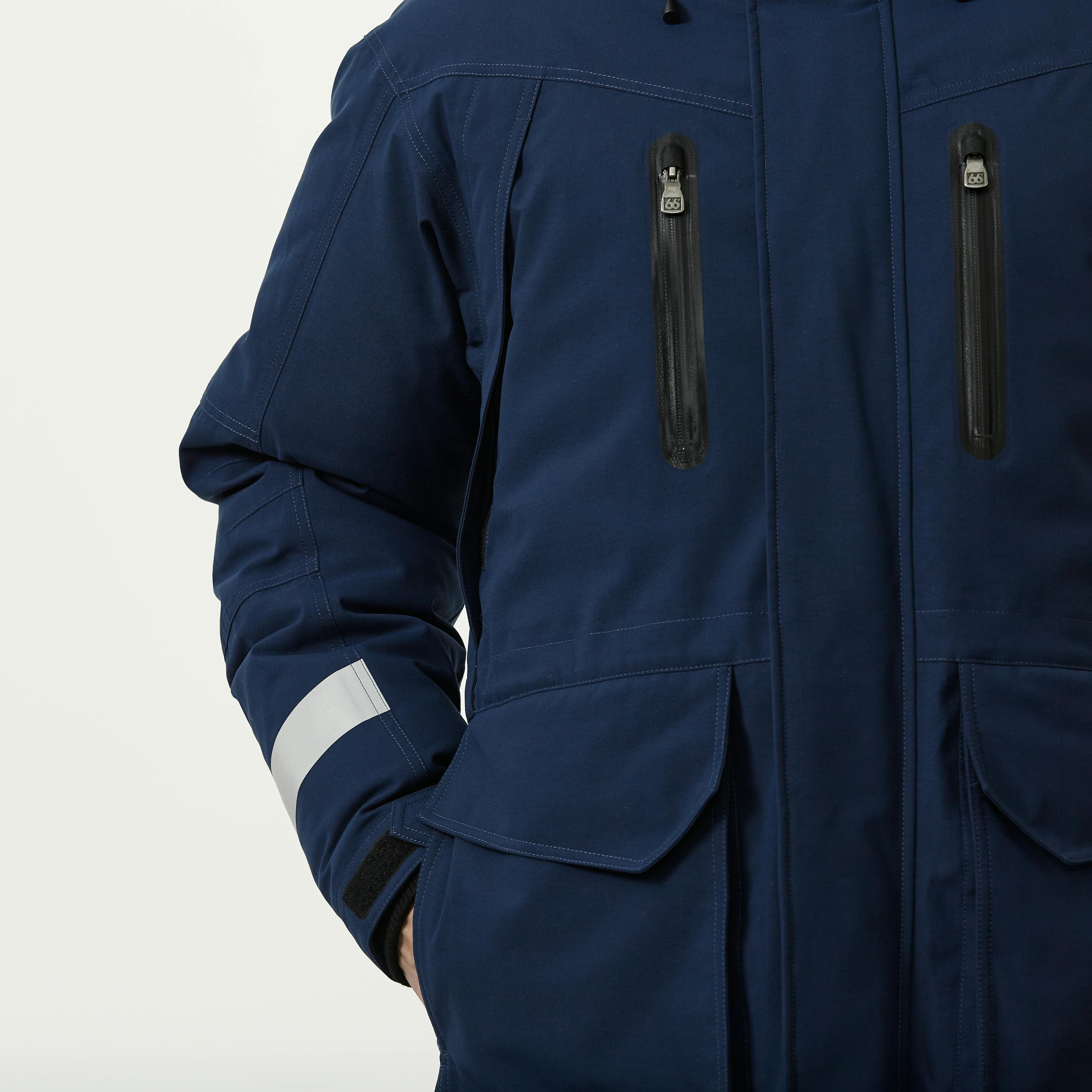 Jökla Arctic professional down parka with hood trim - 4