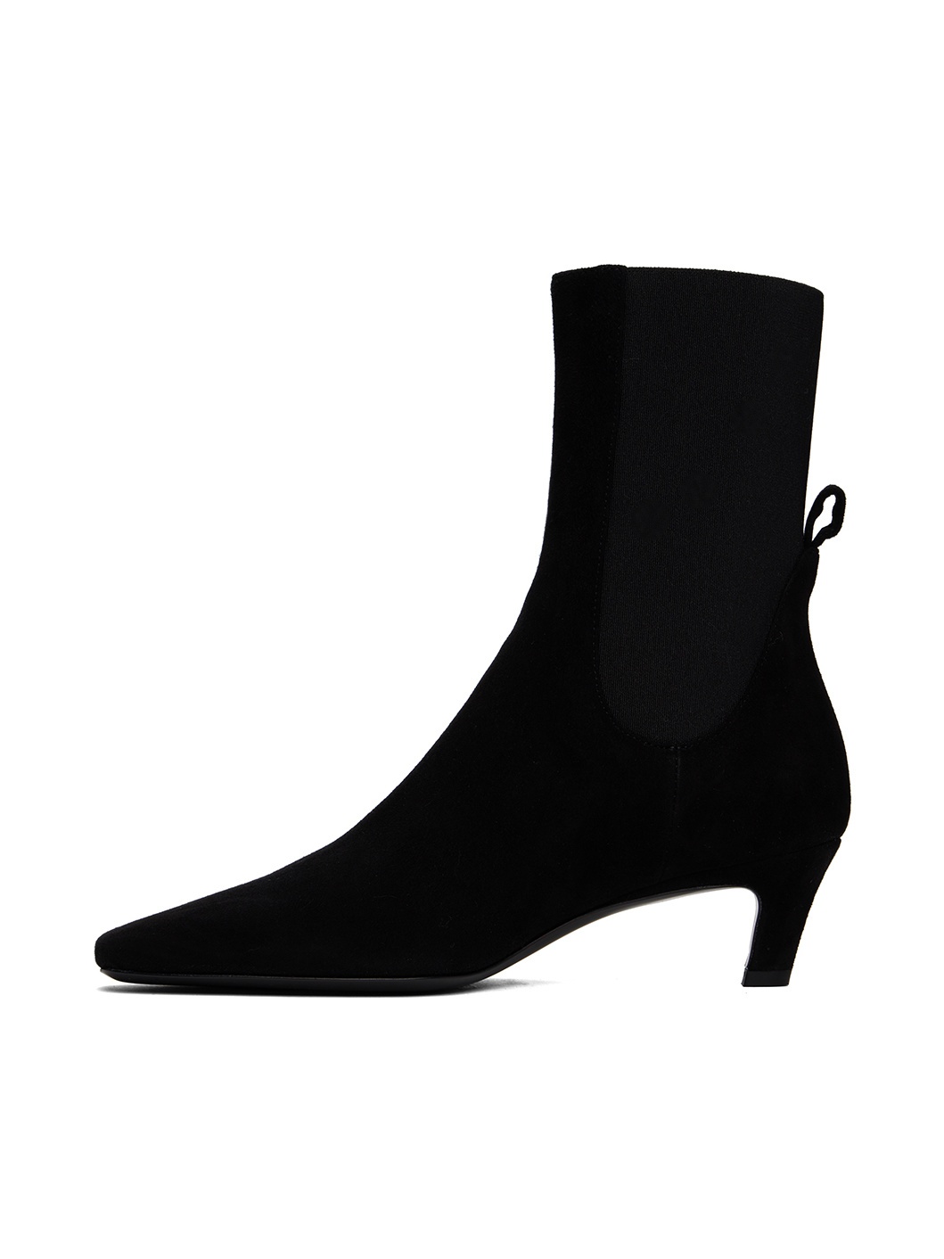 Black 'The Mid Heel Suede' Boots - 3