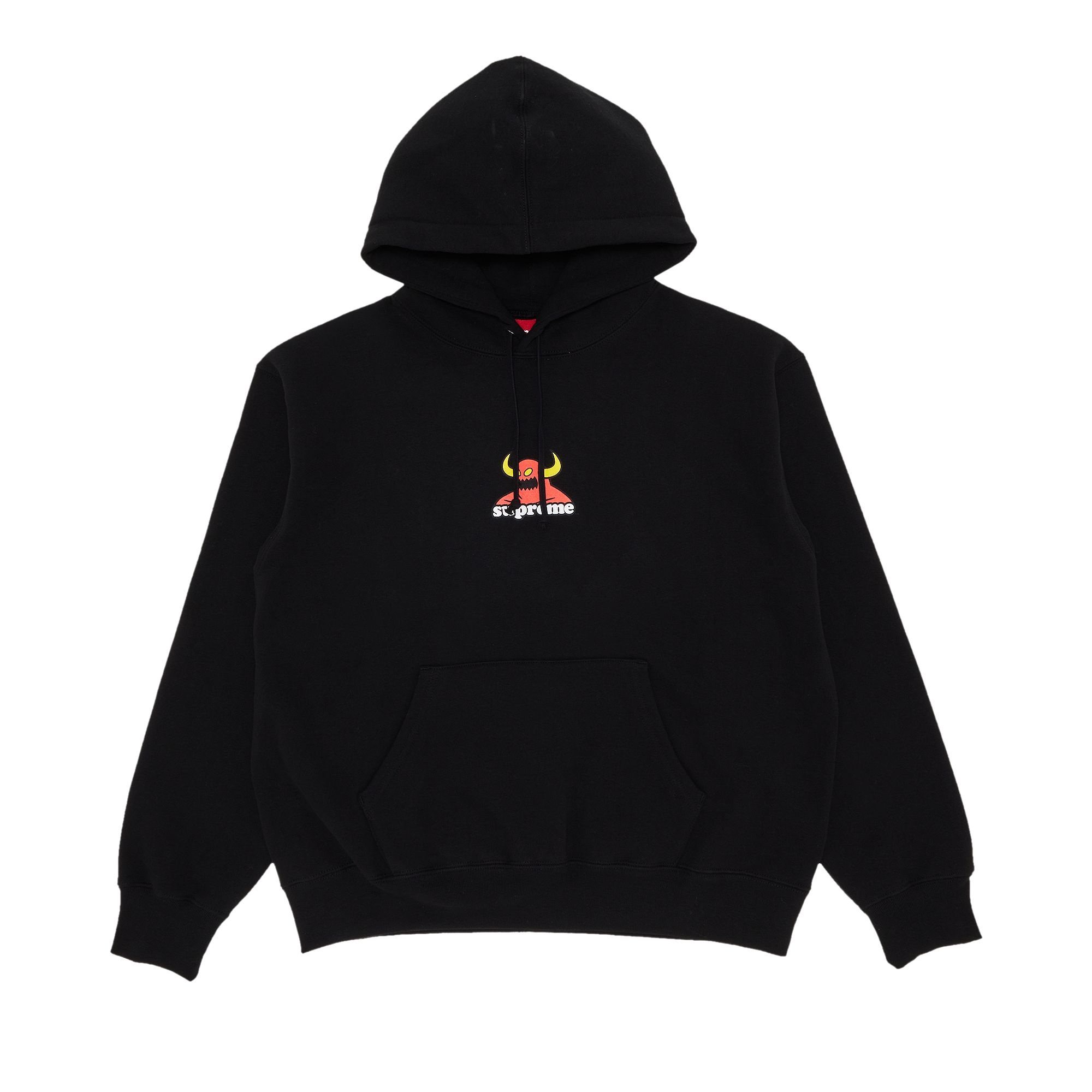 Supreme x Toy Machine Hooded Sweatshirt 'Black' - 1