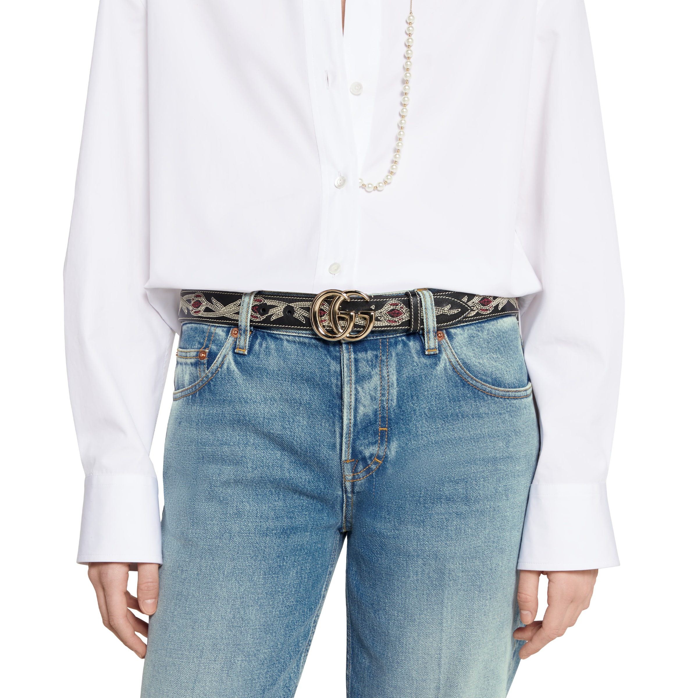GG Marmont thin belt - 3
