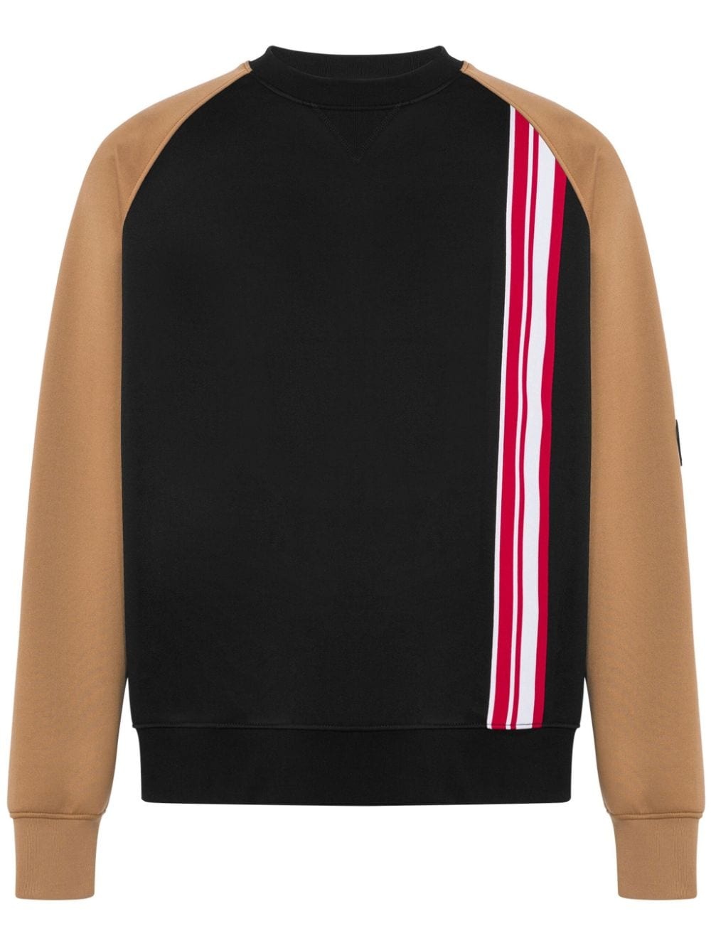 colour-block crew-neck sweatshirt - 1