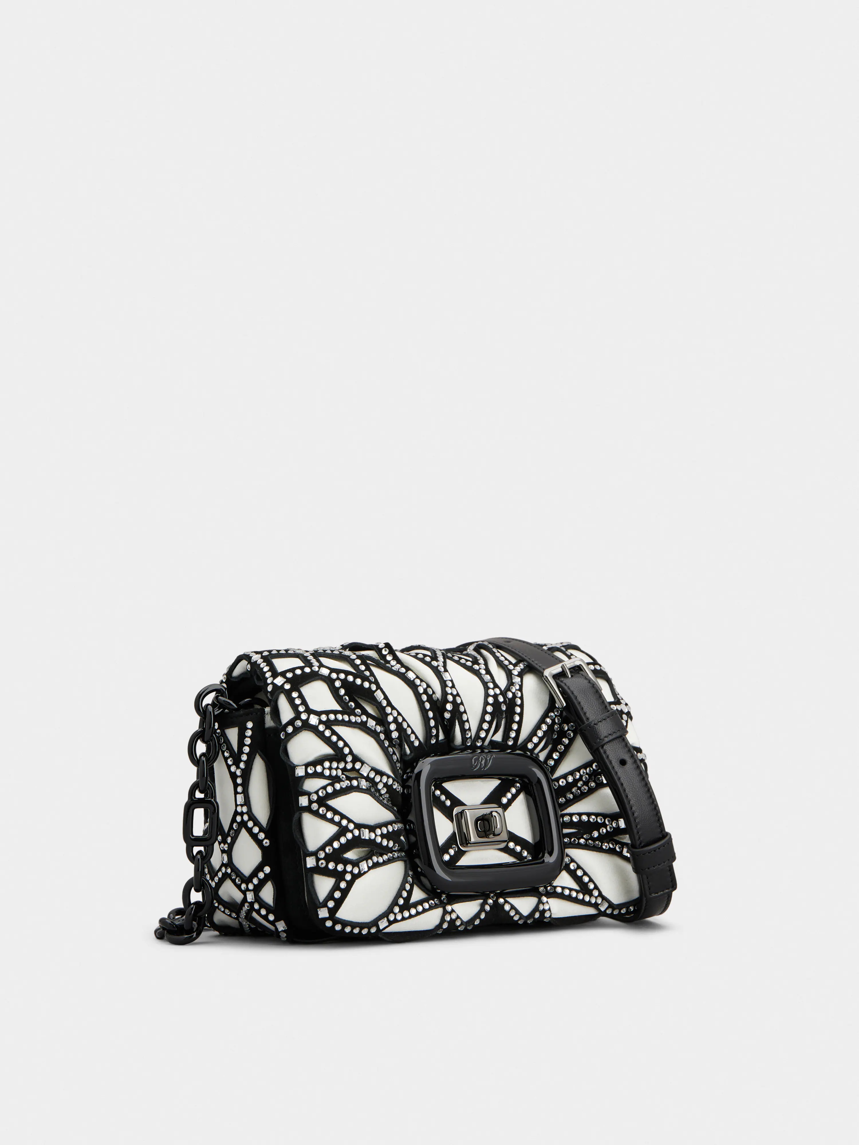 Viv' Choc Mini Bag in satin - 3