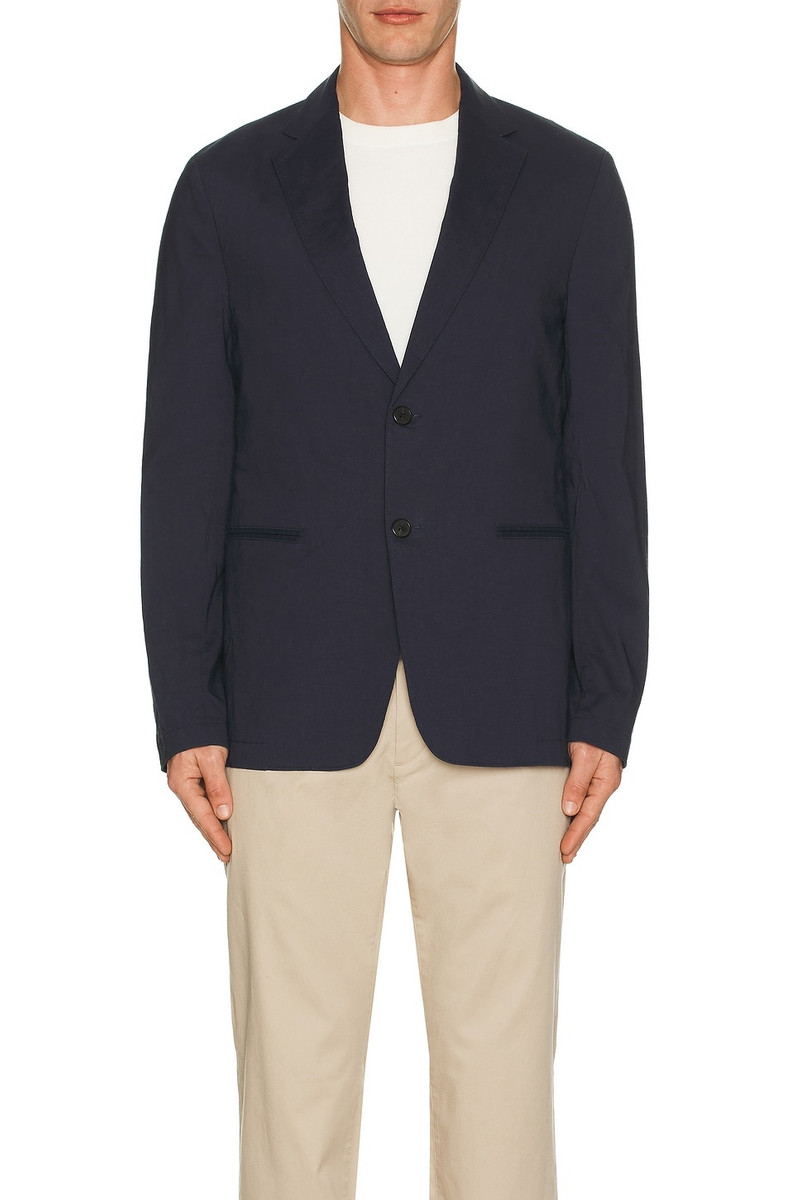 Theory Stretch Linen Clinton Blazer outlook