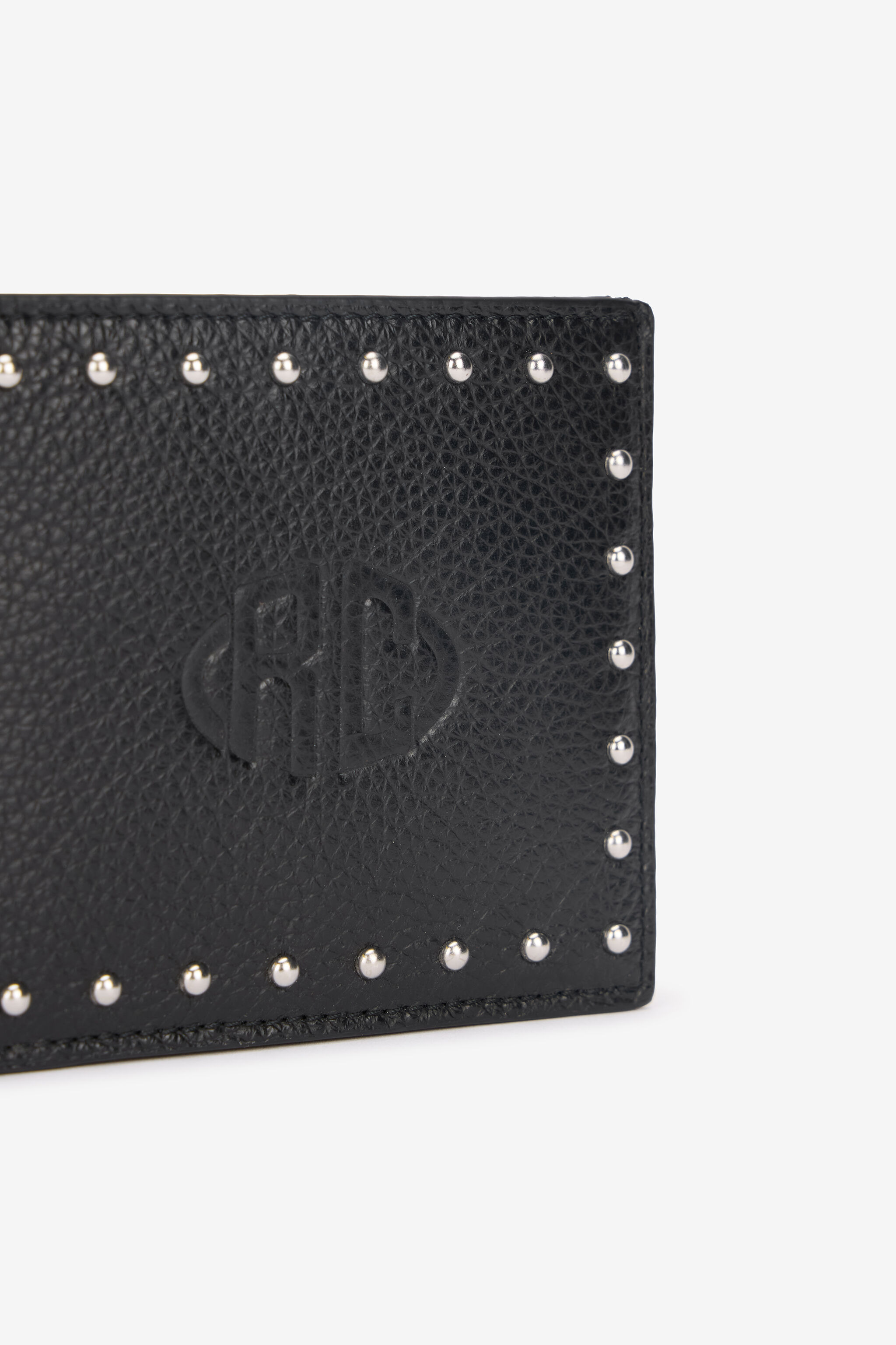 Leather Wallet With Studs - 3