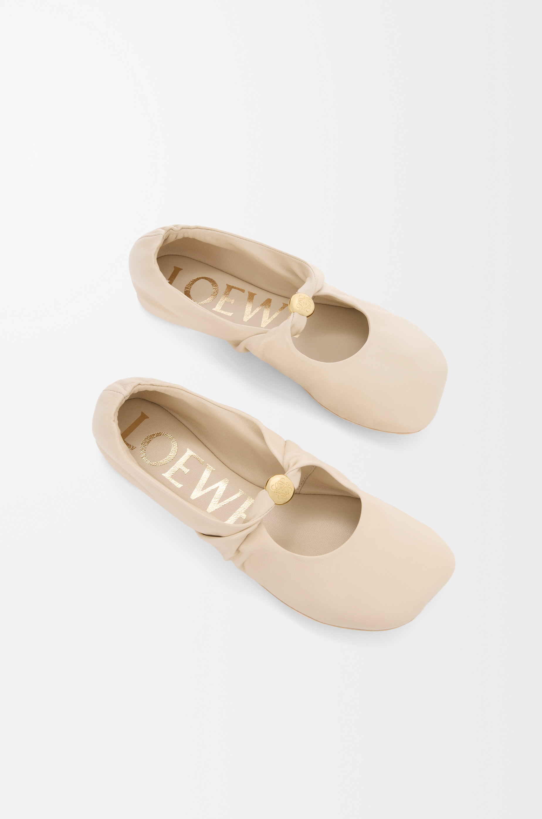 Pebble Soft ballerina in nappa lambskin - 4