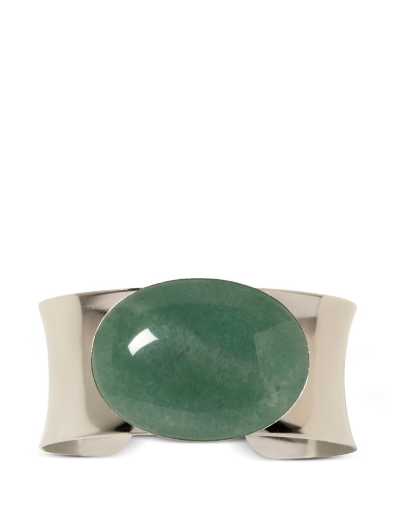 oval stone cuff bracelet 1